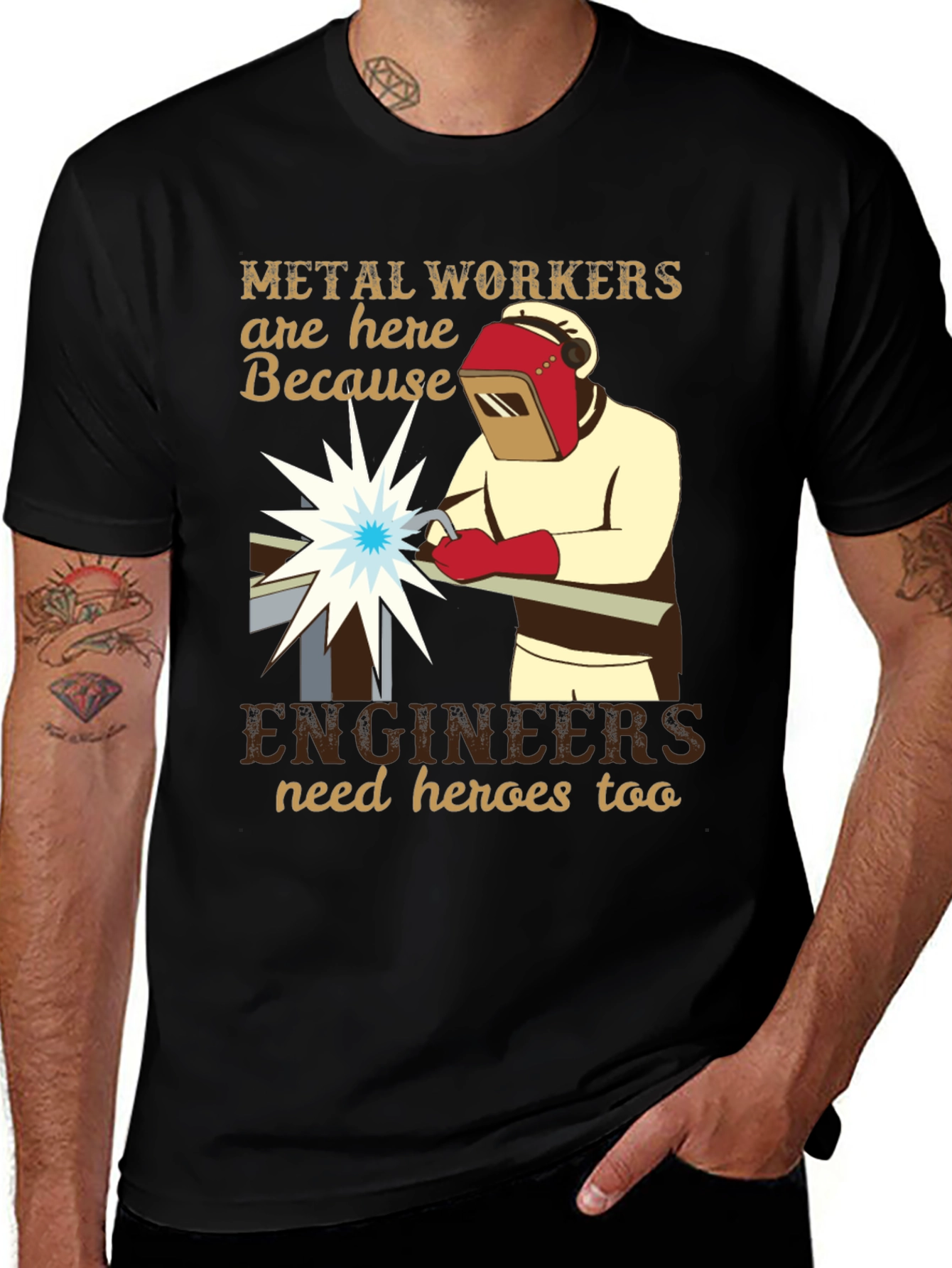 Metal Workers/Engineers Hero T-Shirt