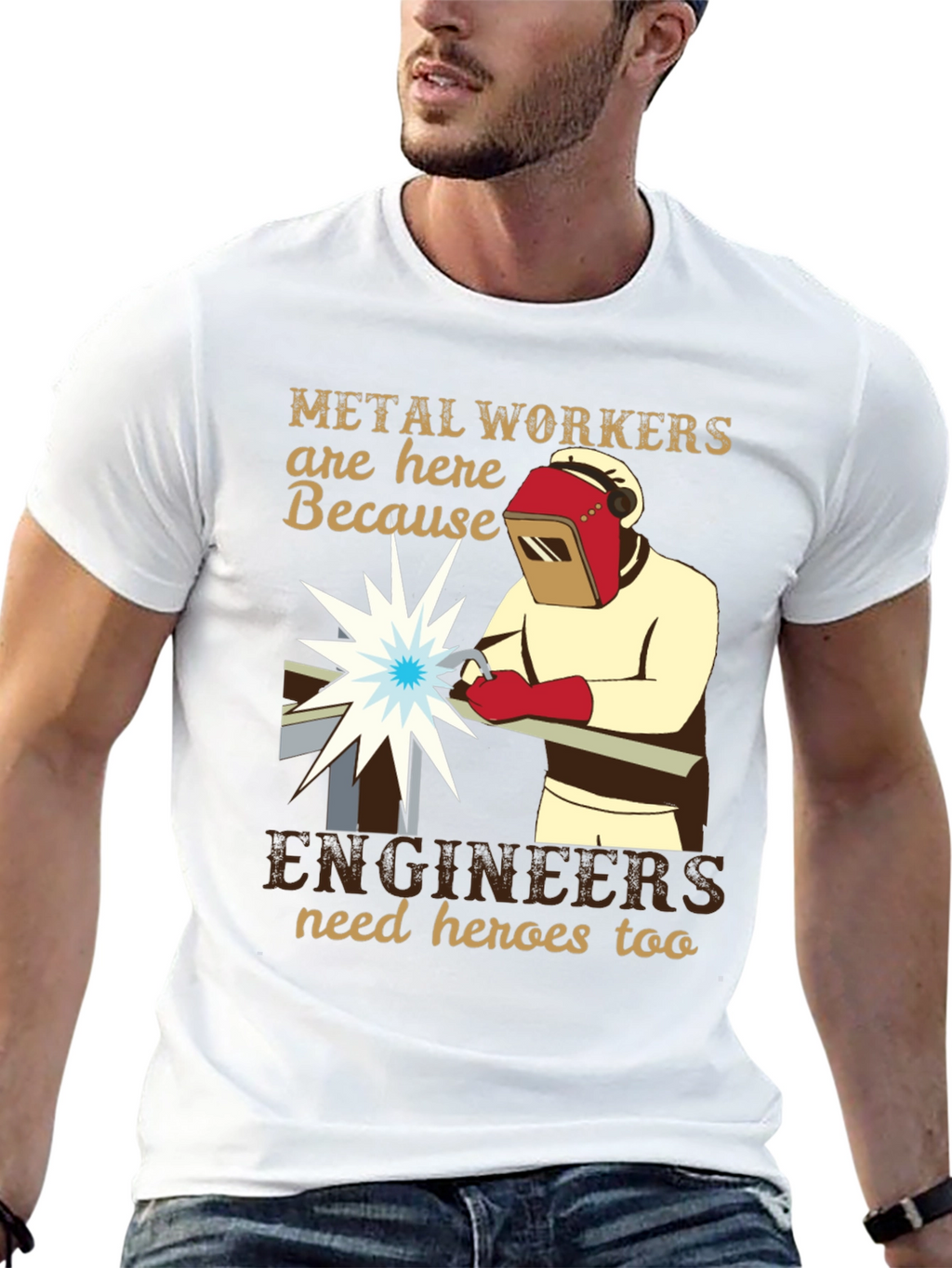 Metal Workers/Engineers Hero T-Shirt