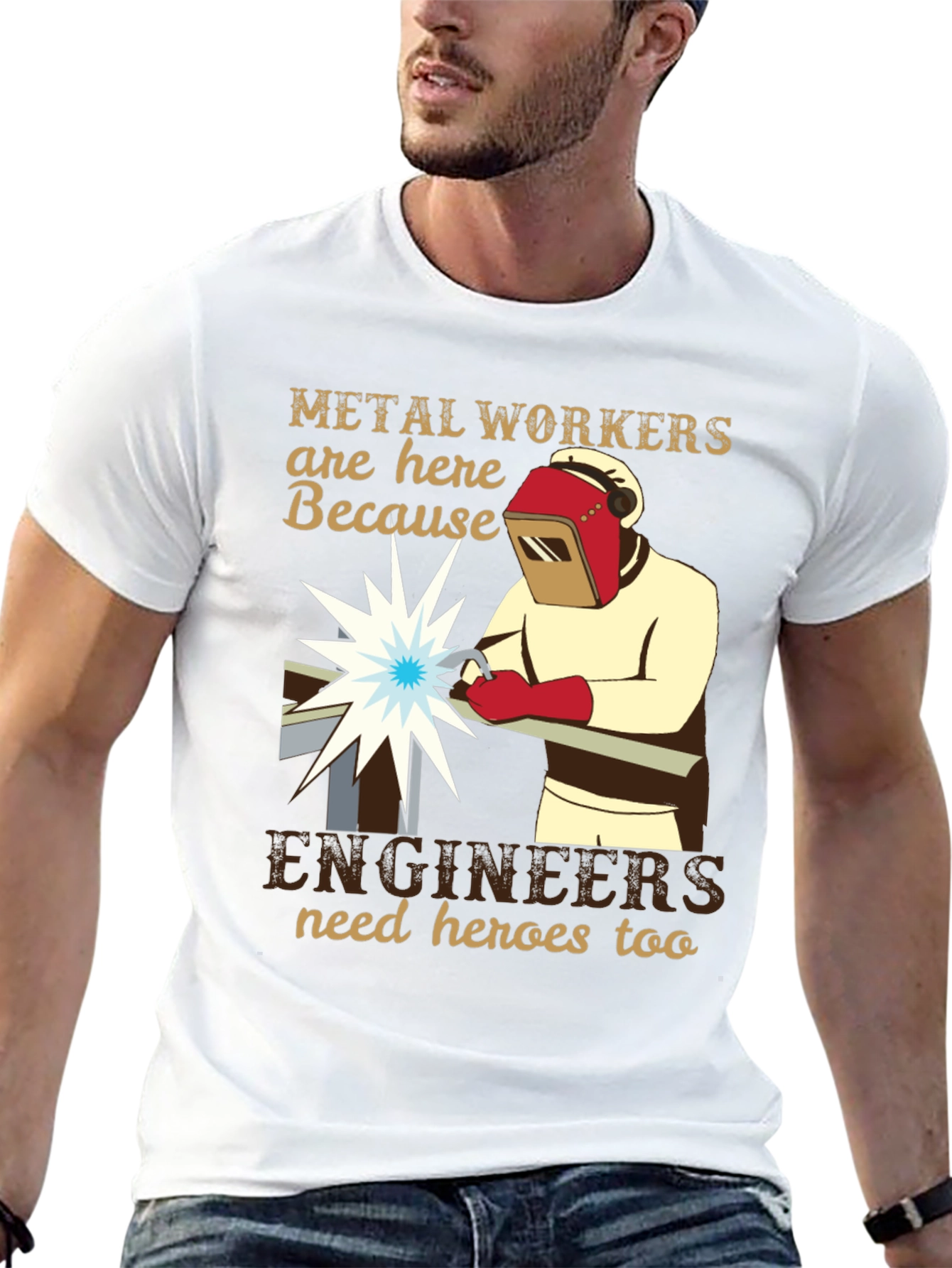 Metal Workers/Engineers Hero T-Shirt