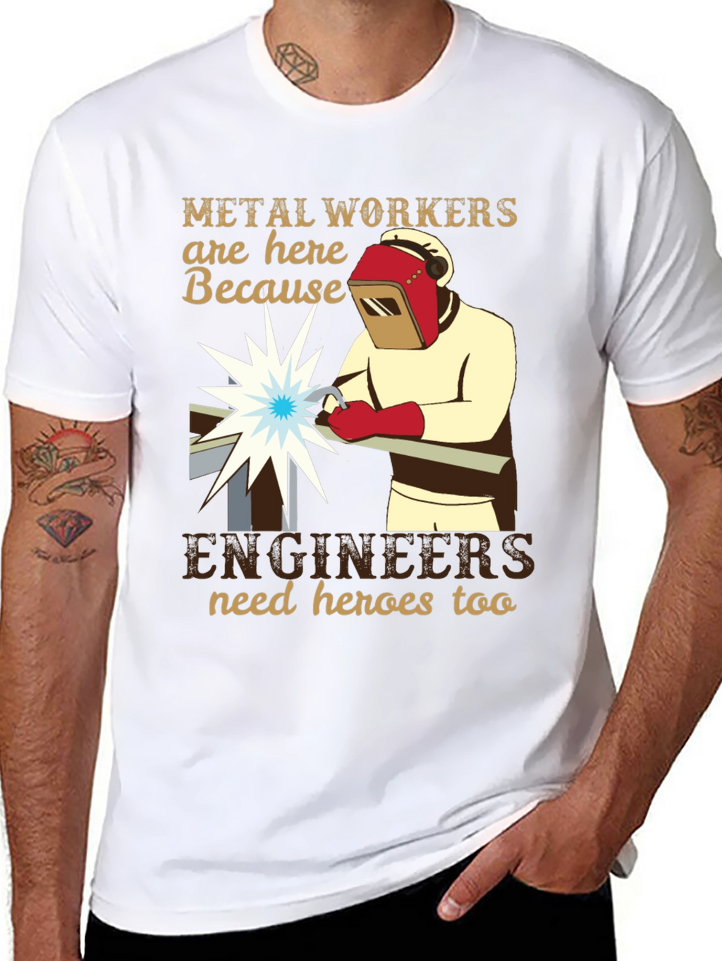Metal Workers/Engineers Hero T-Shirt