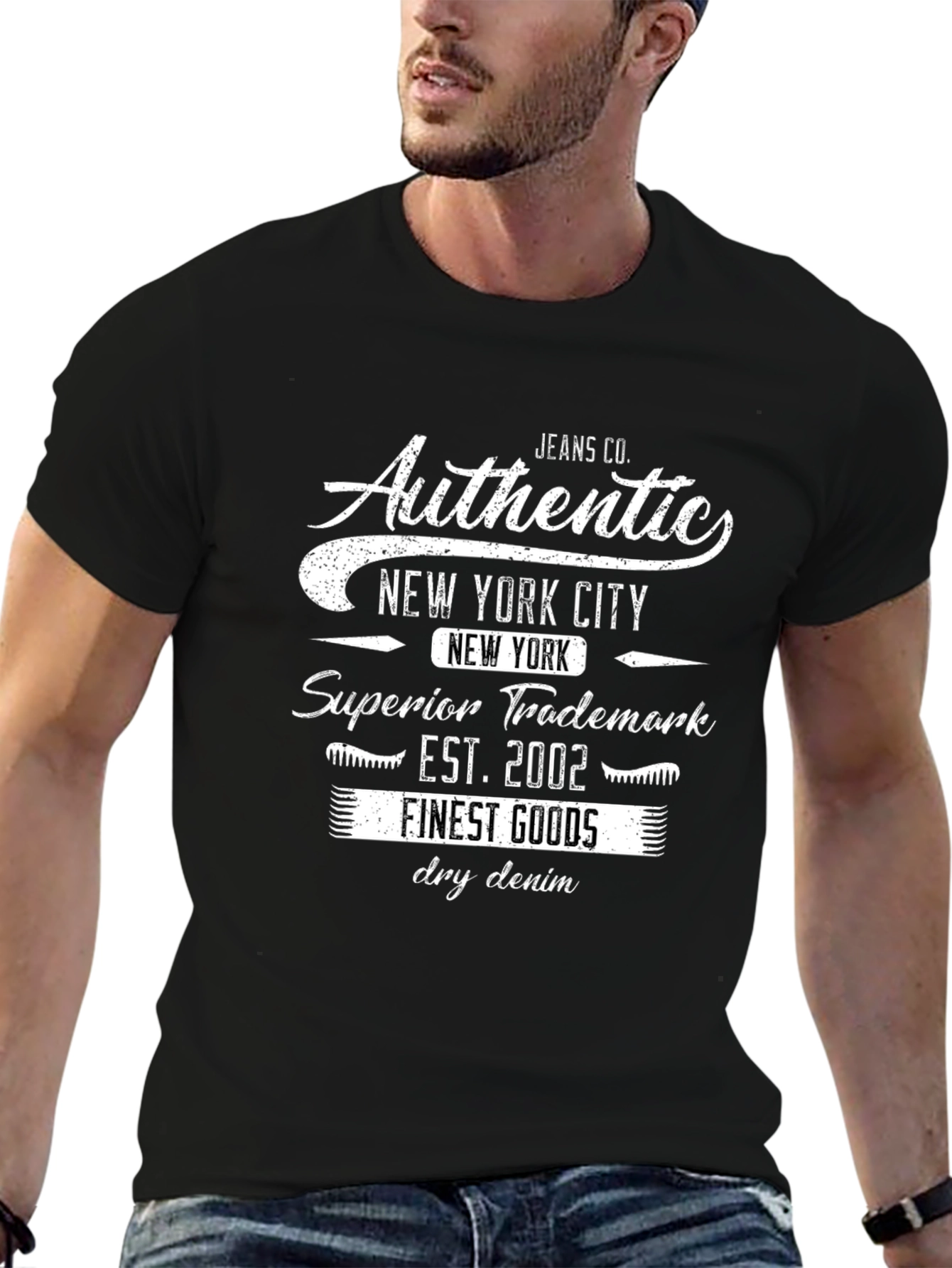 Authentic New York City Black T-Shirt