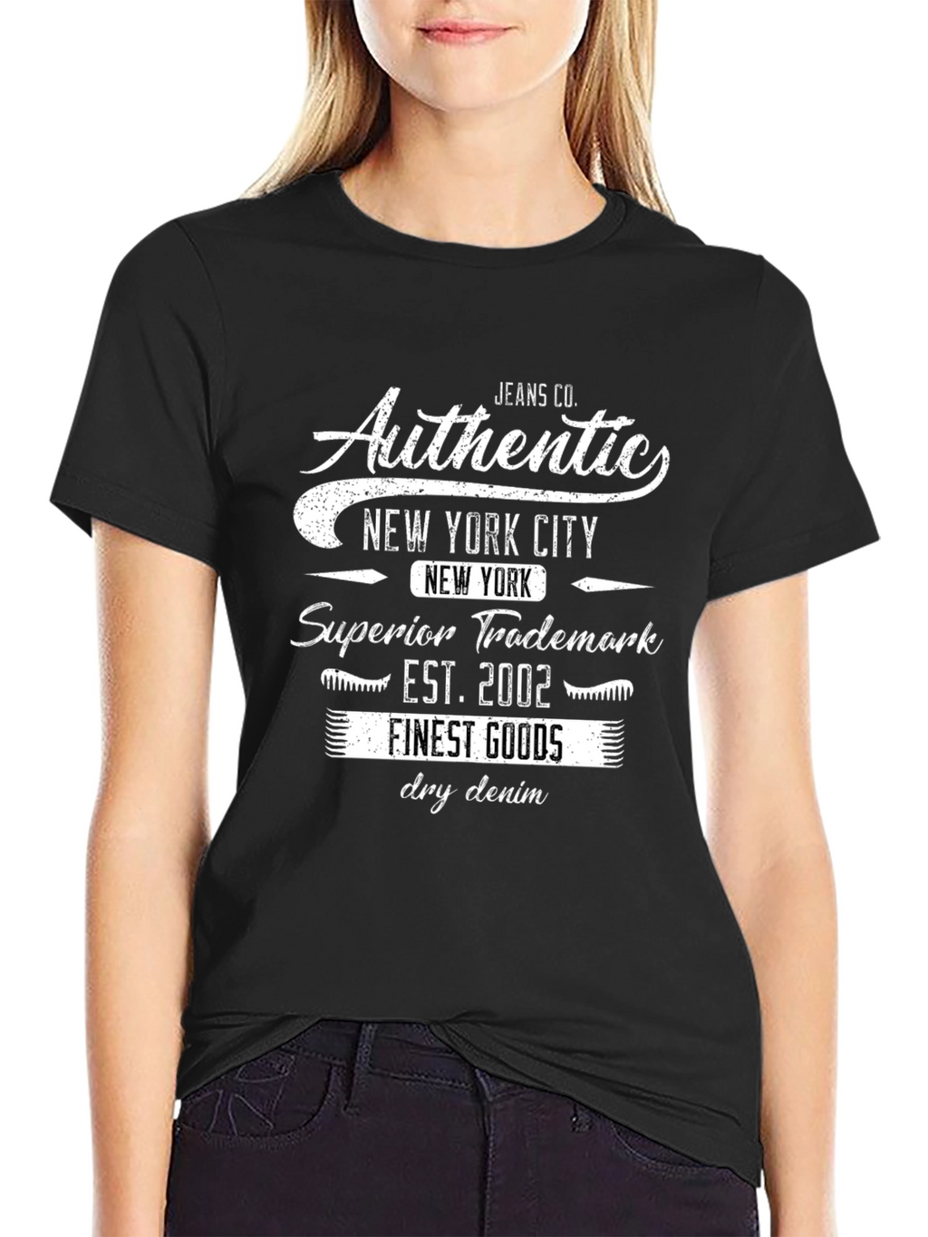Authentic New York City Black T-Shirt