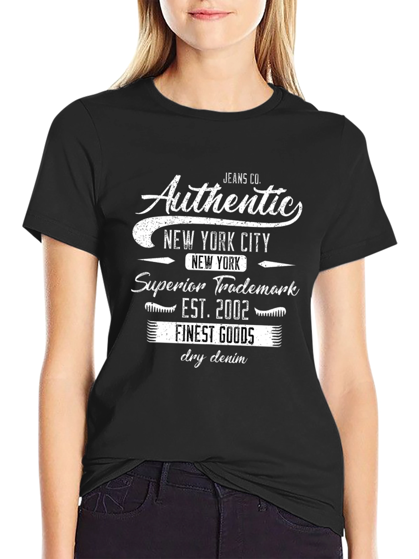 Authentic New York City Black T-Shirt