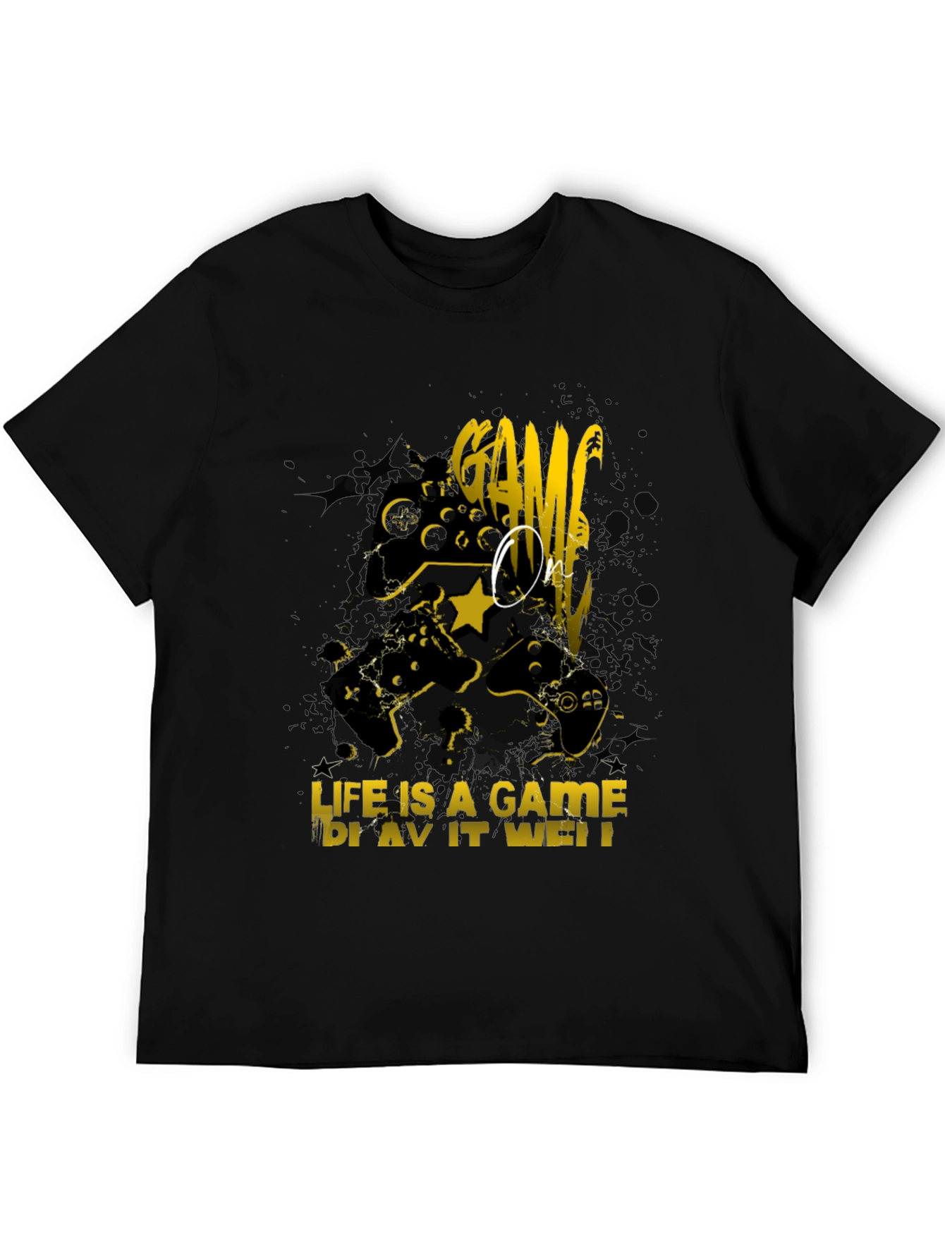 Game On! Graphic T-Shirt - Life is a Game Play it Well