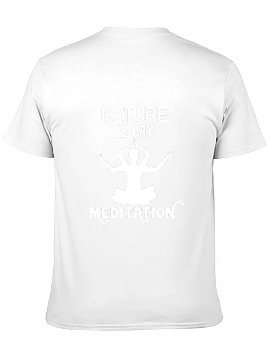 Nature Meditation Black T-Shirt