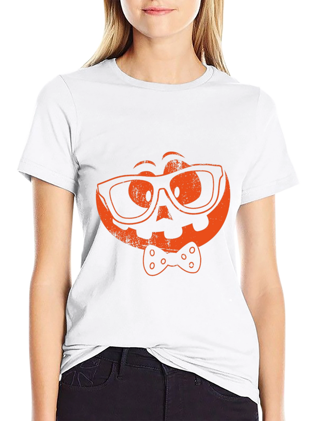 Geeky Pumpkin Halloween T-Shirt