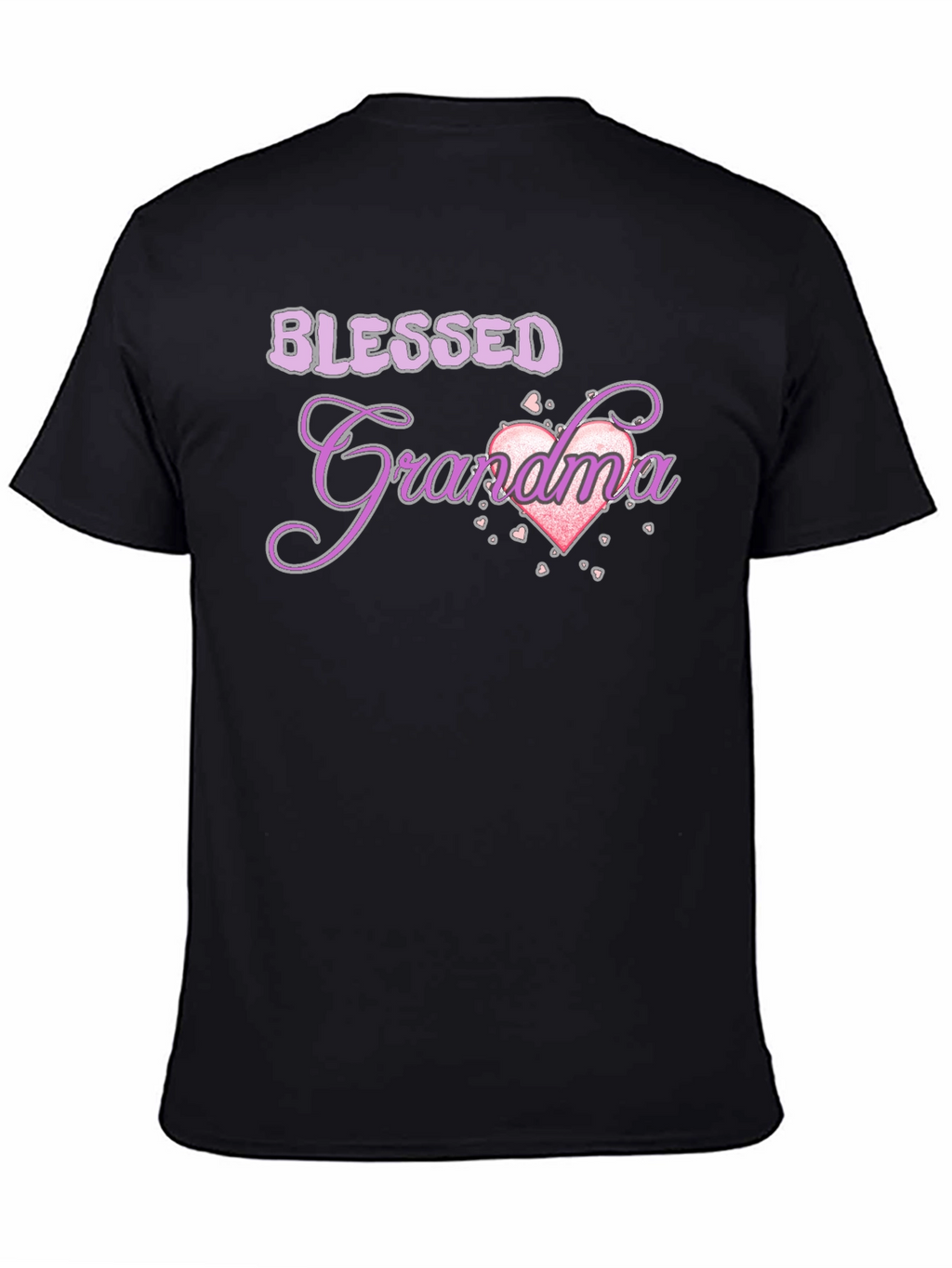 Blessed Grandma T-Shirt - Black Cotton Tee
