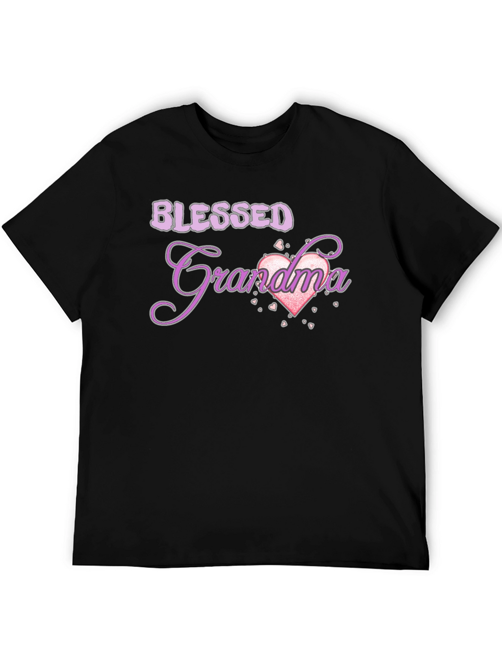 Blessed Grandma T-Shirt - Black Cotton Tee