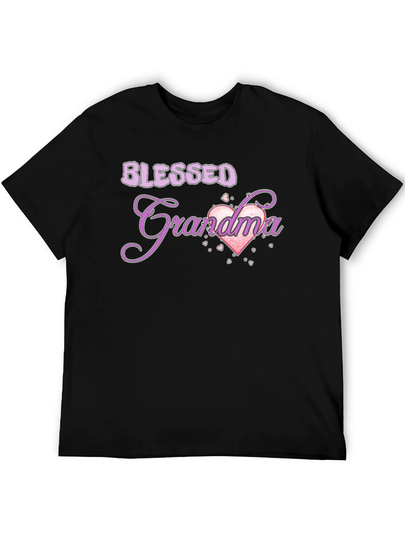 Blessed Grandma T-Shirt - Black Cotton Tee
