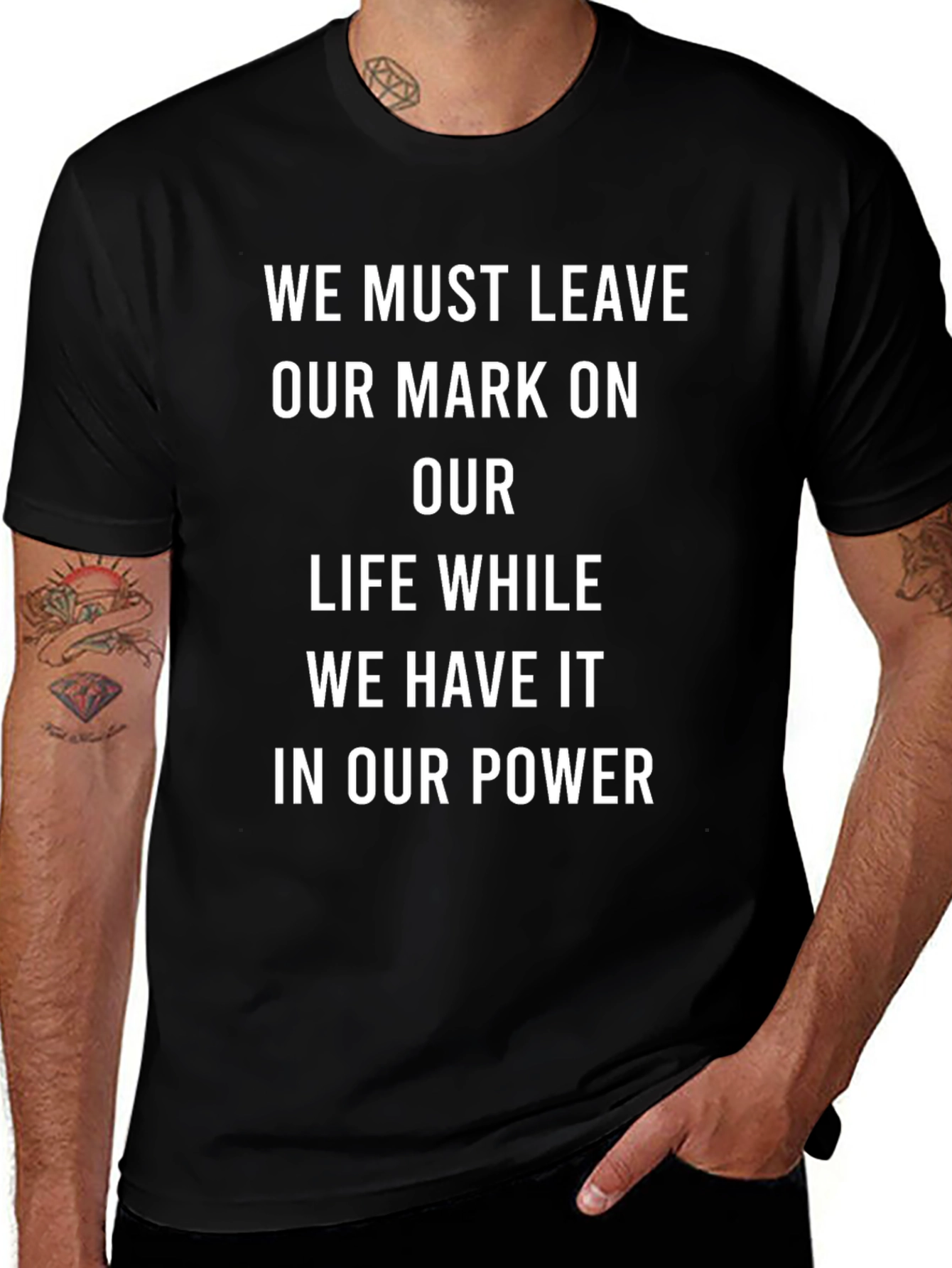 Motivational Quote T-Shirt - Leave Your Mark