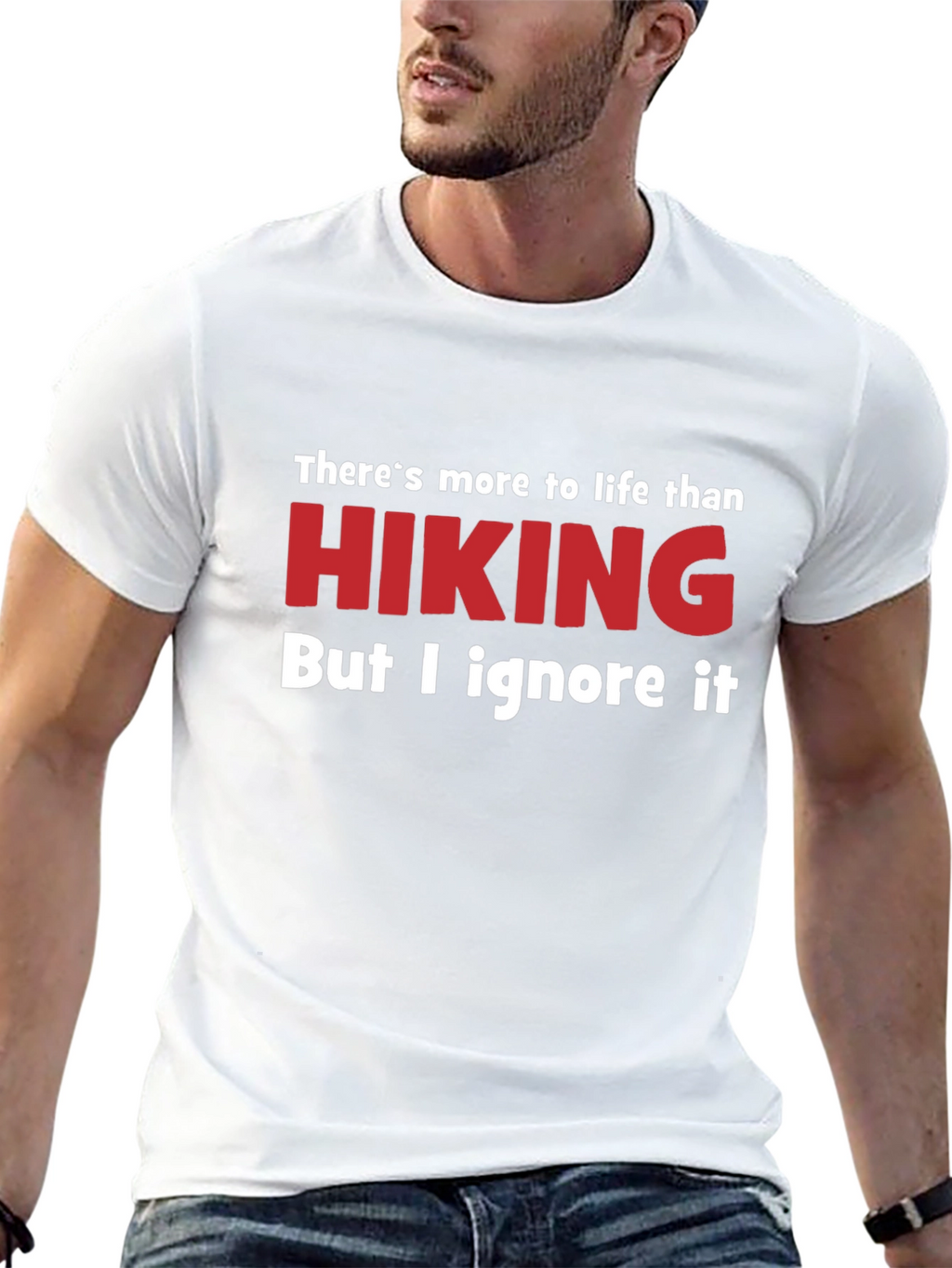 Funny Hiking T-Shirt - Ignore Life