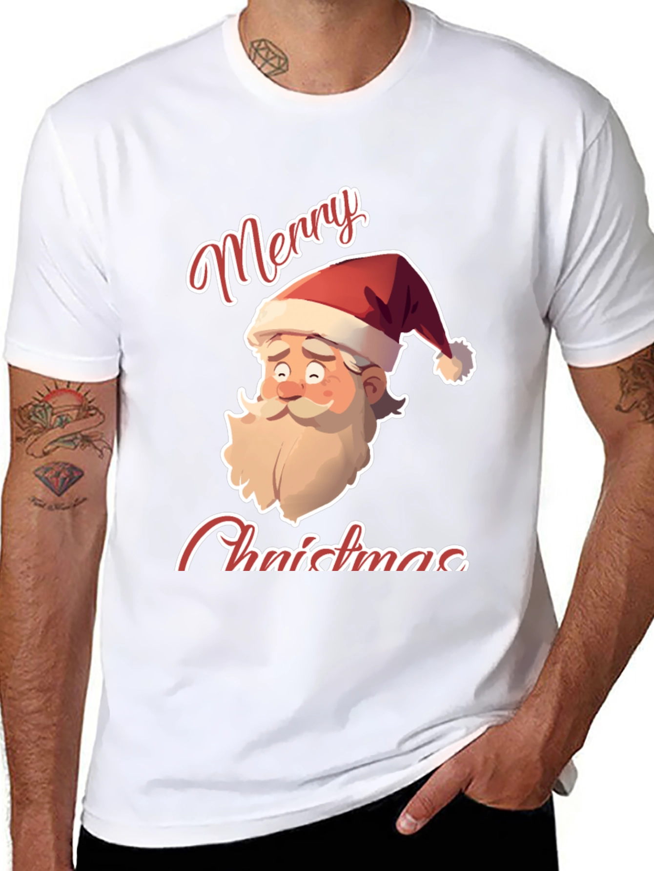 Merry Christmas Santa Tee