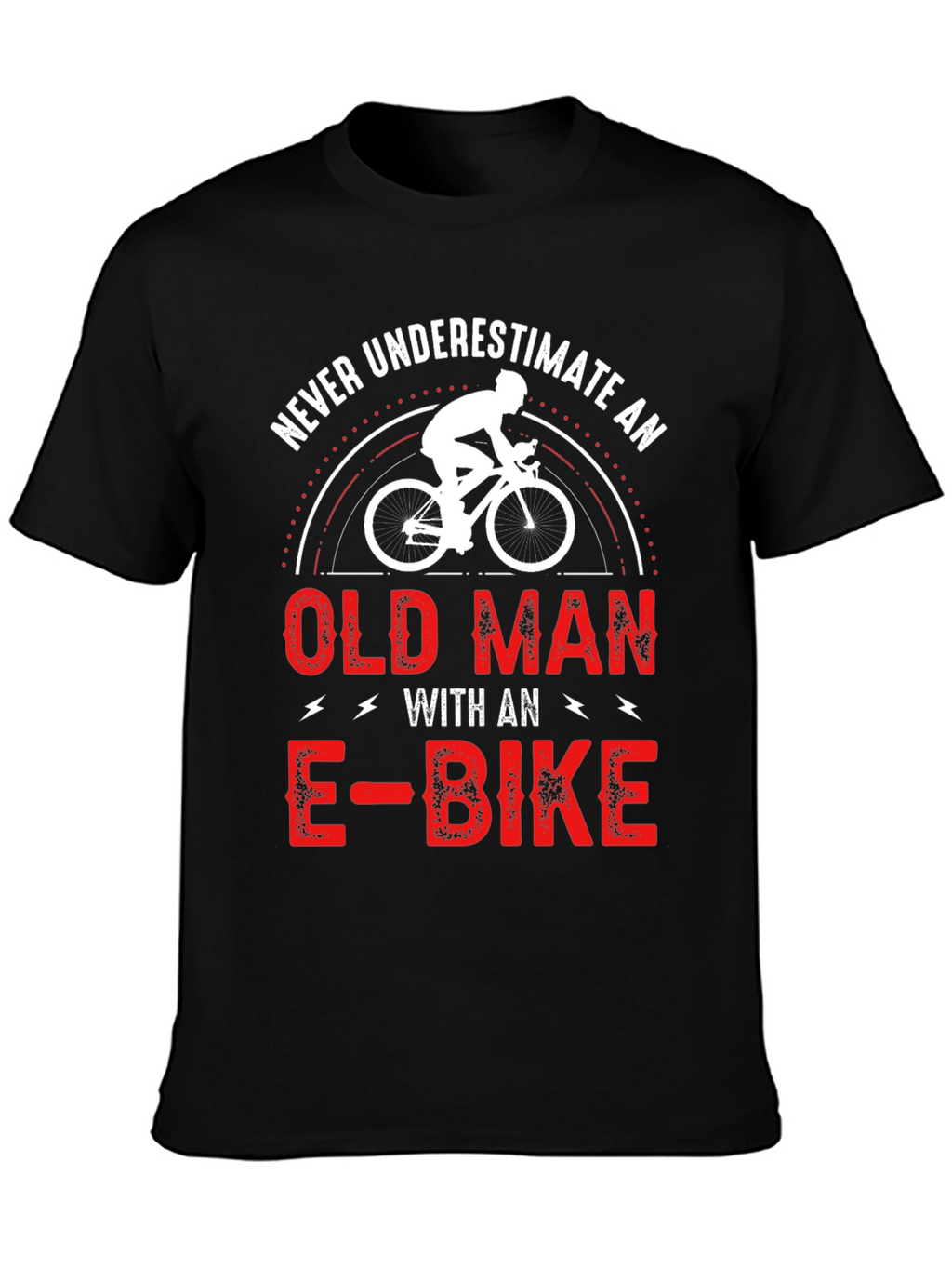 Funny E-Bike Old Man T-Shirt