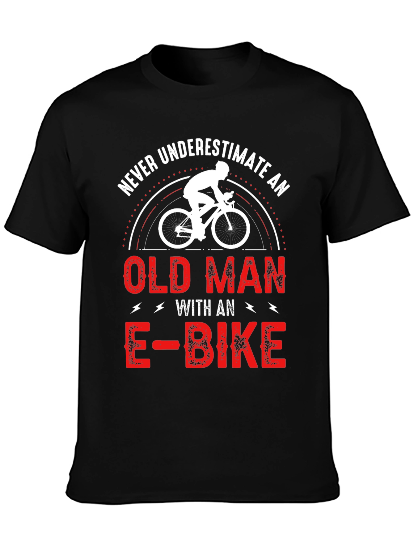 Funny E-Bike Old Man T-Shirt