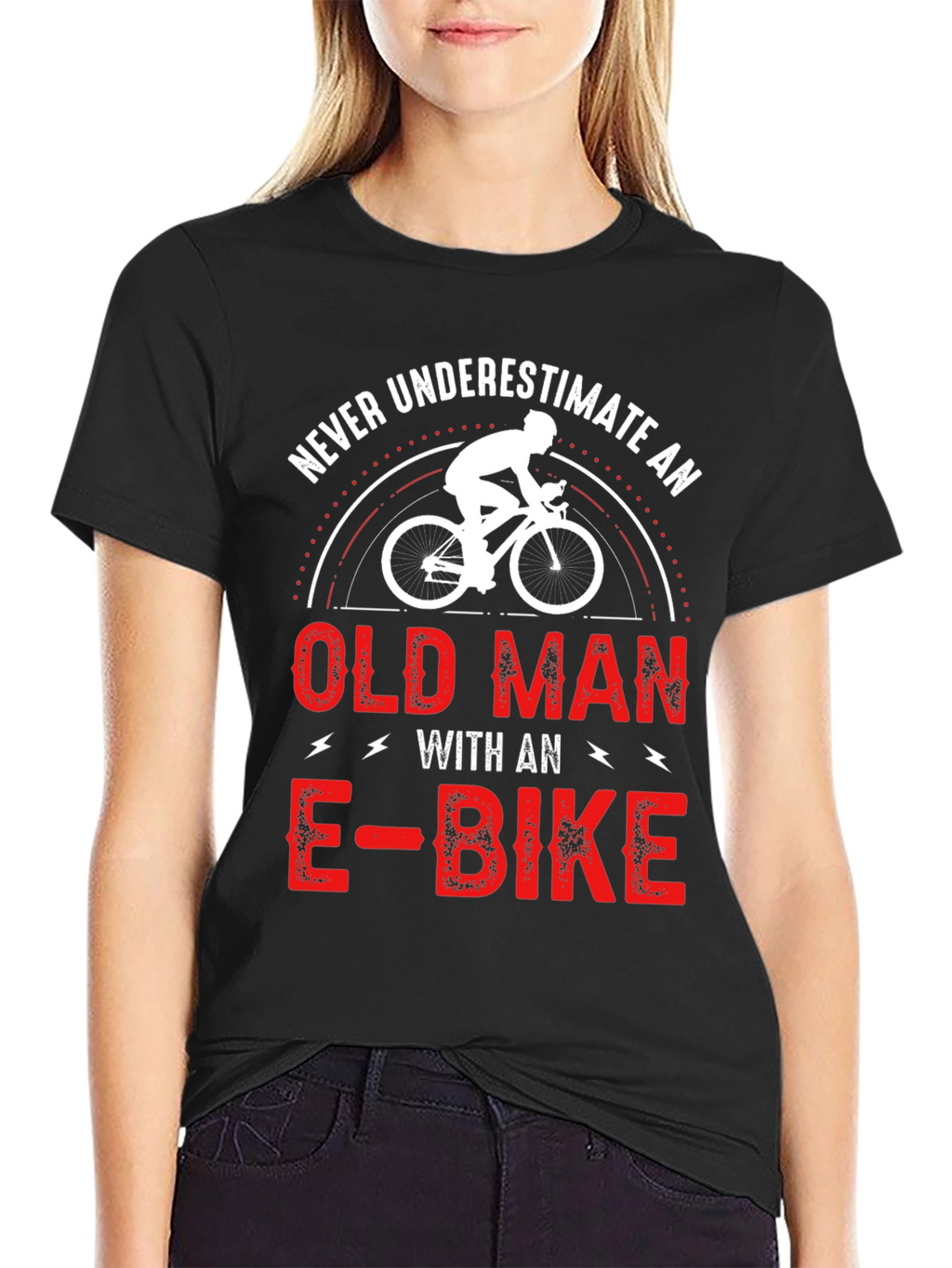 Funny E-Bike Old Man T-Shirt
