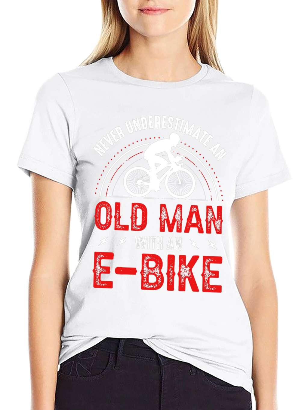 Funny E-Bike Old Man T-Shirt