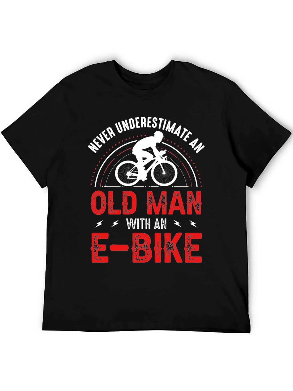 Funny E-Bike Old Man T-Shirt