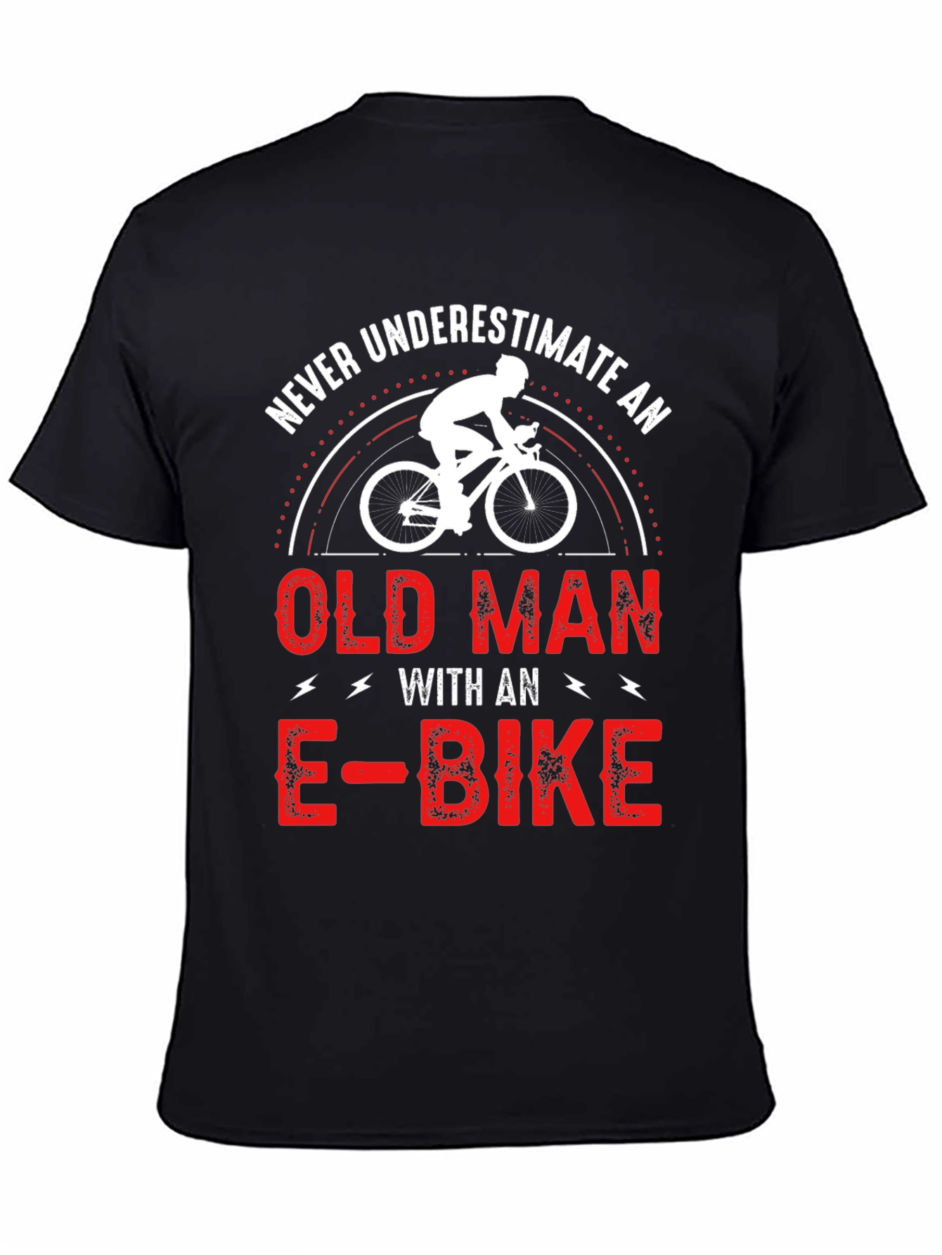 Funny E-Bike Old Man T-Shirt