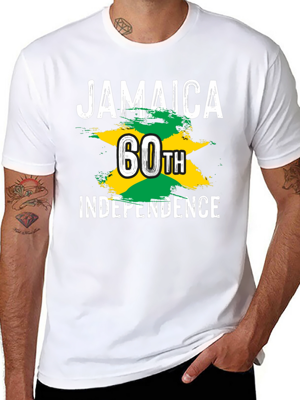 Jamaica 60th Independence Black T-Shirt