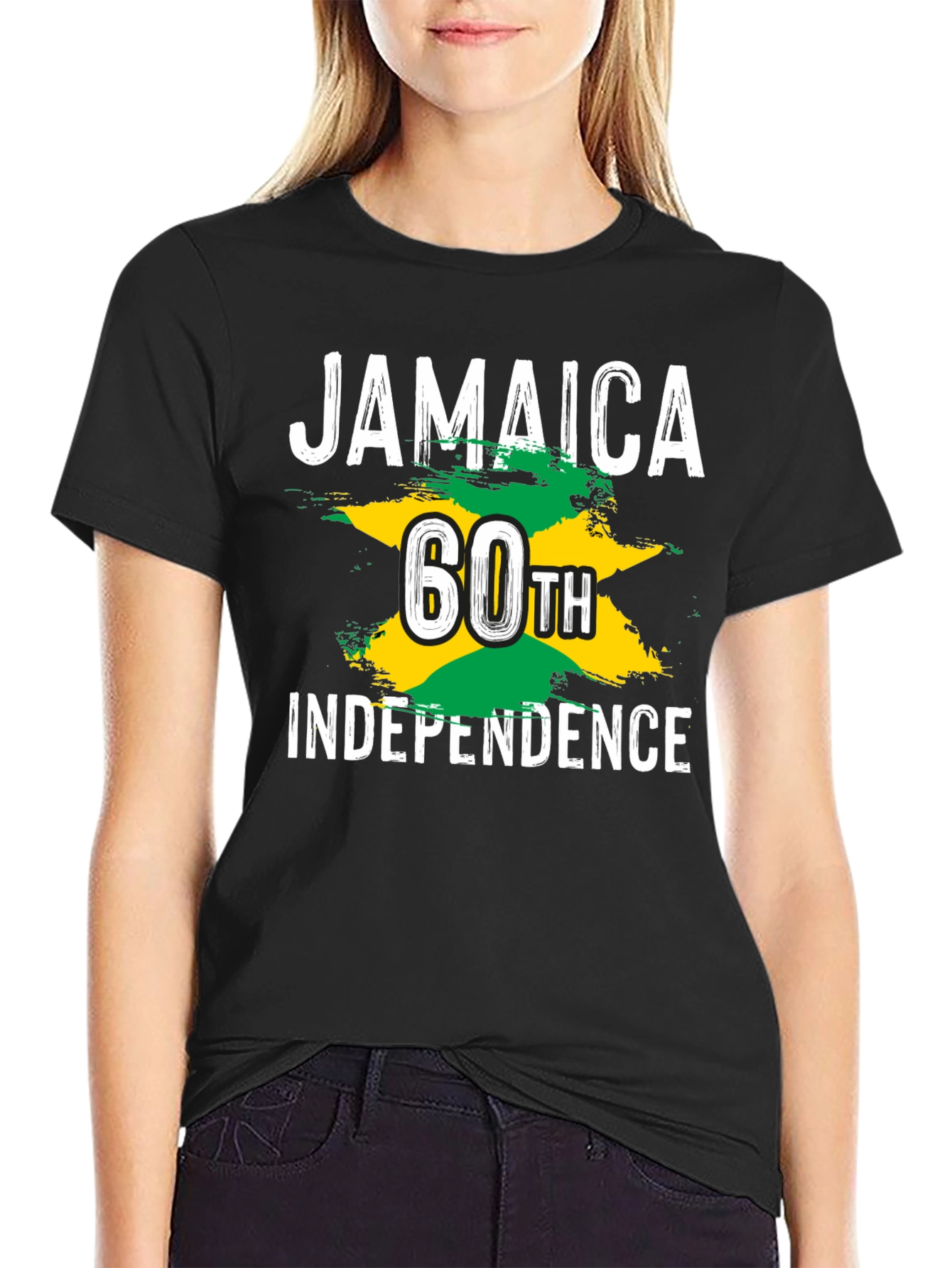Jamaica 60th Independence Black T-Shirt