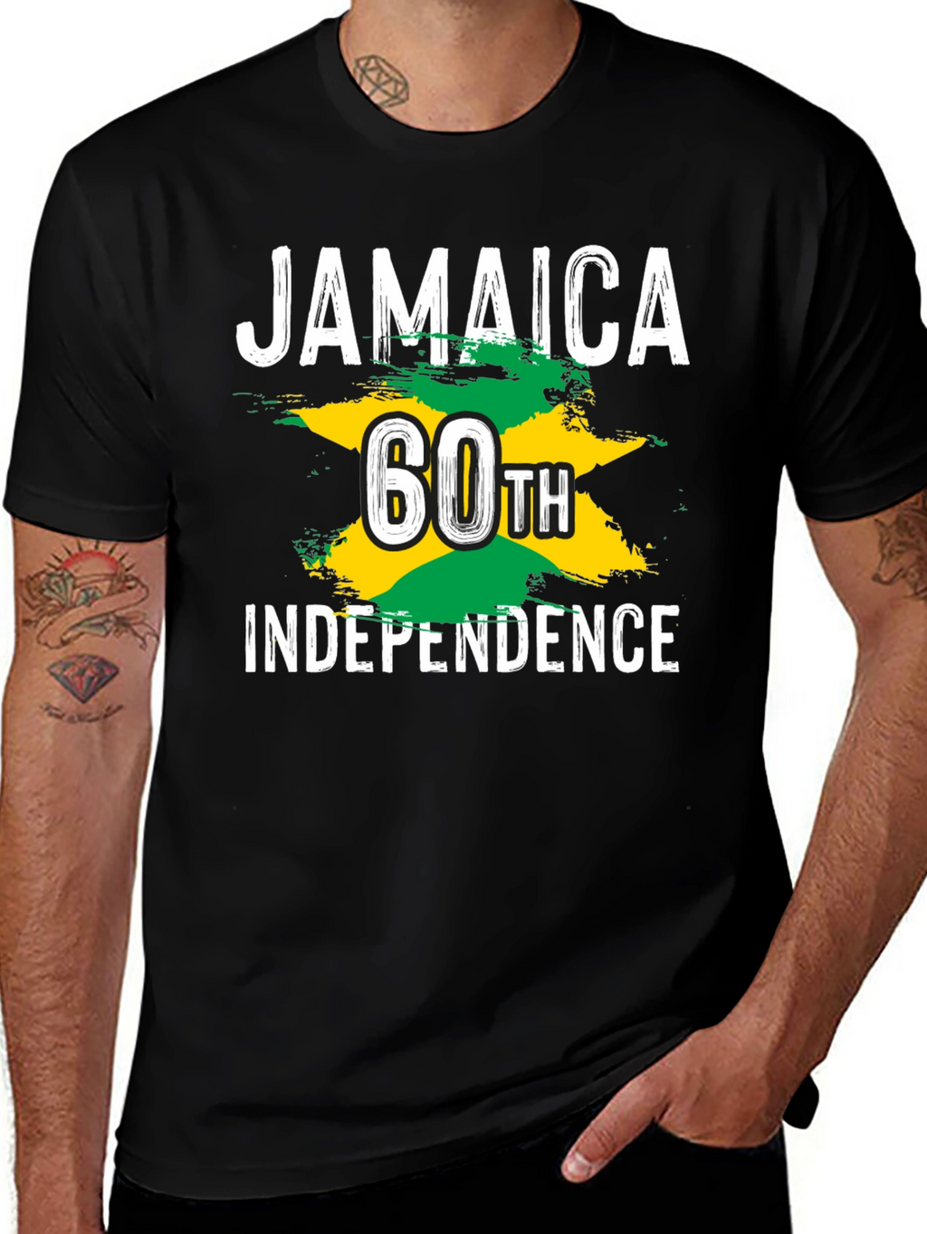 Jamaica 60th Independence Black T-Shirt