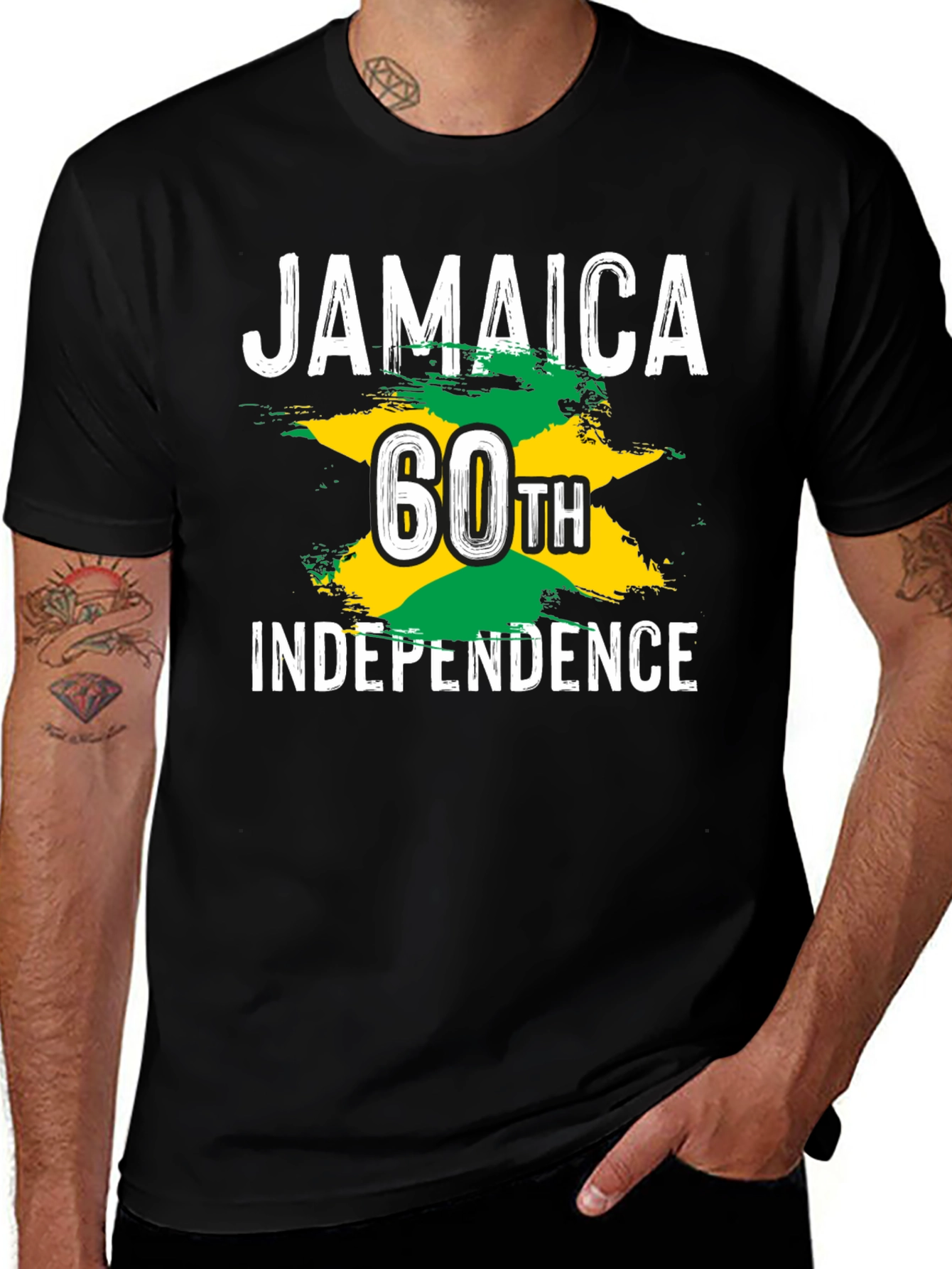 Jamaica 60th Independence Black T-Shirt