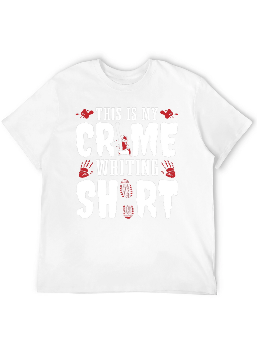 Crime Writing Short Sleeve T-Shirt