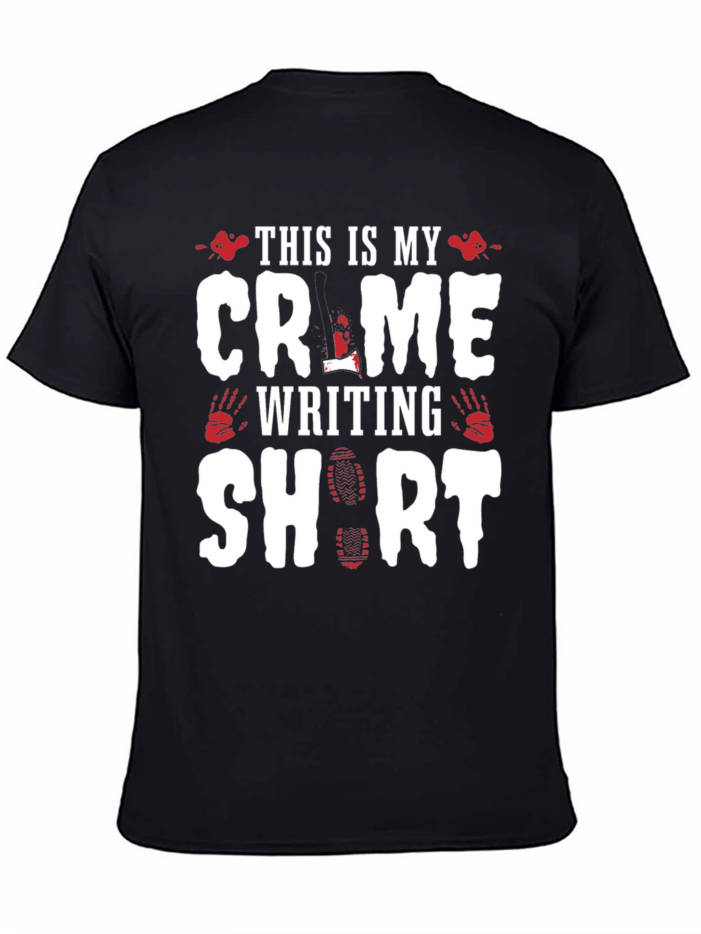 Crime Writing Short Sleeve T-Shirt