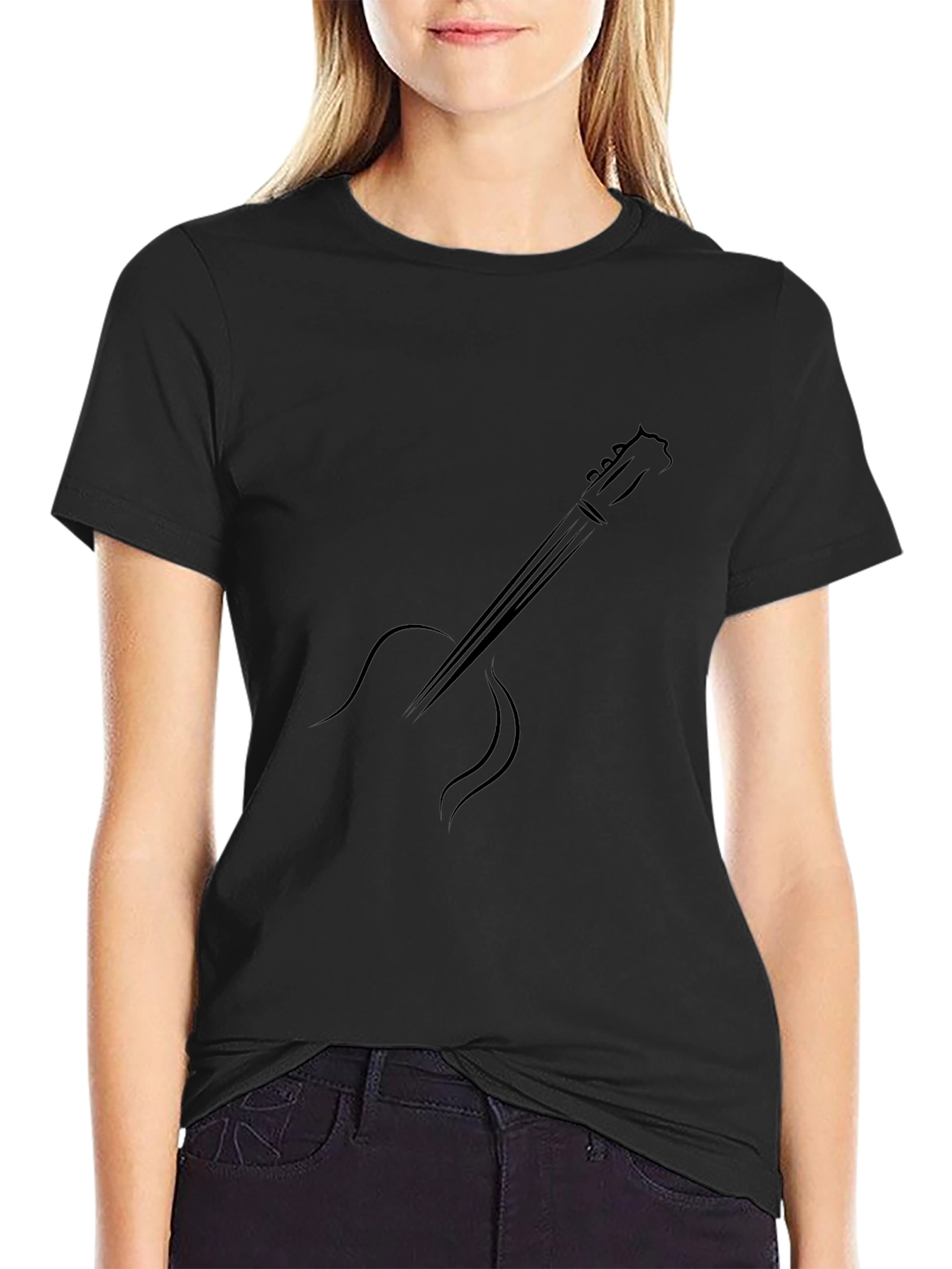 Guitar Graphic Tee - Stylish Musician T-Shirt