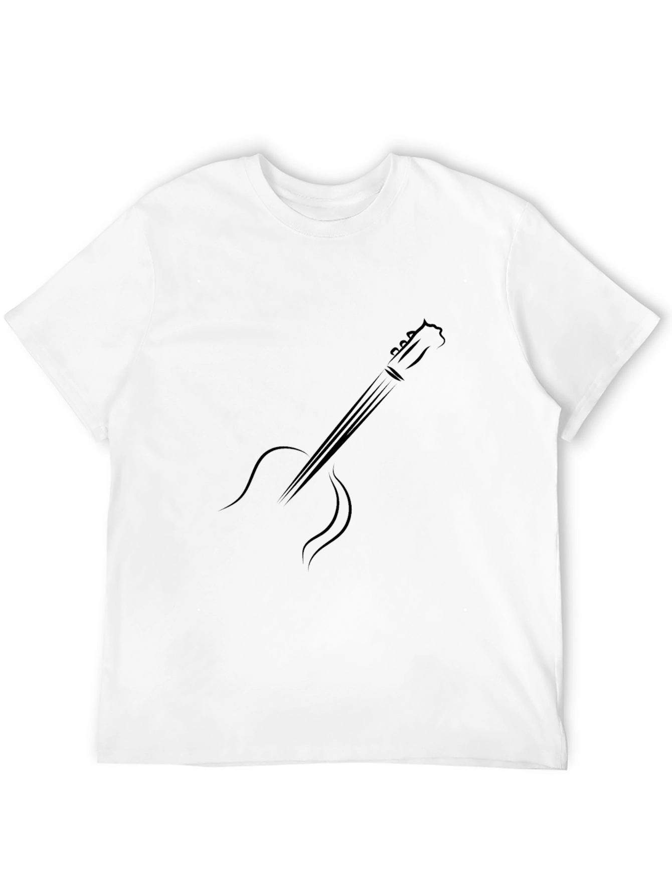 Guitar Graphic Tee - Stylish Musician T-Shirt
