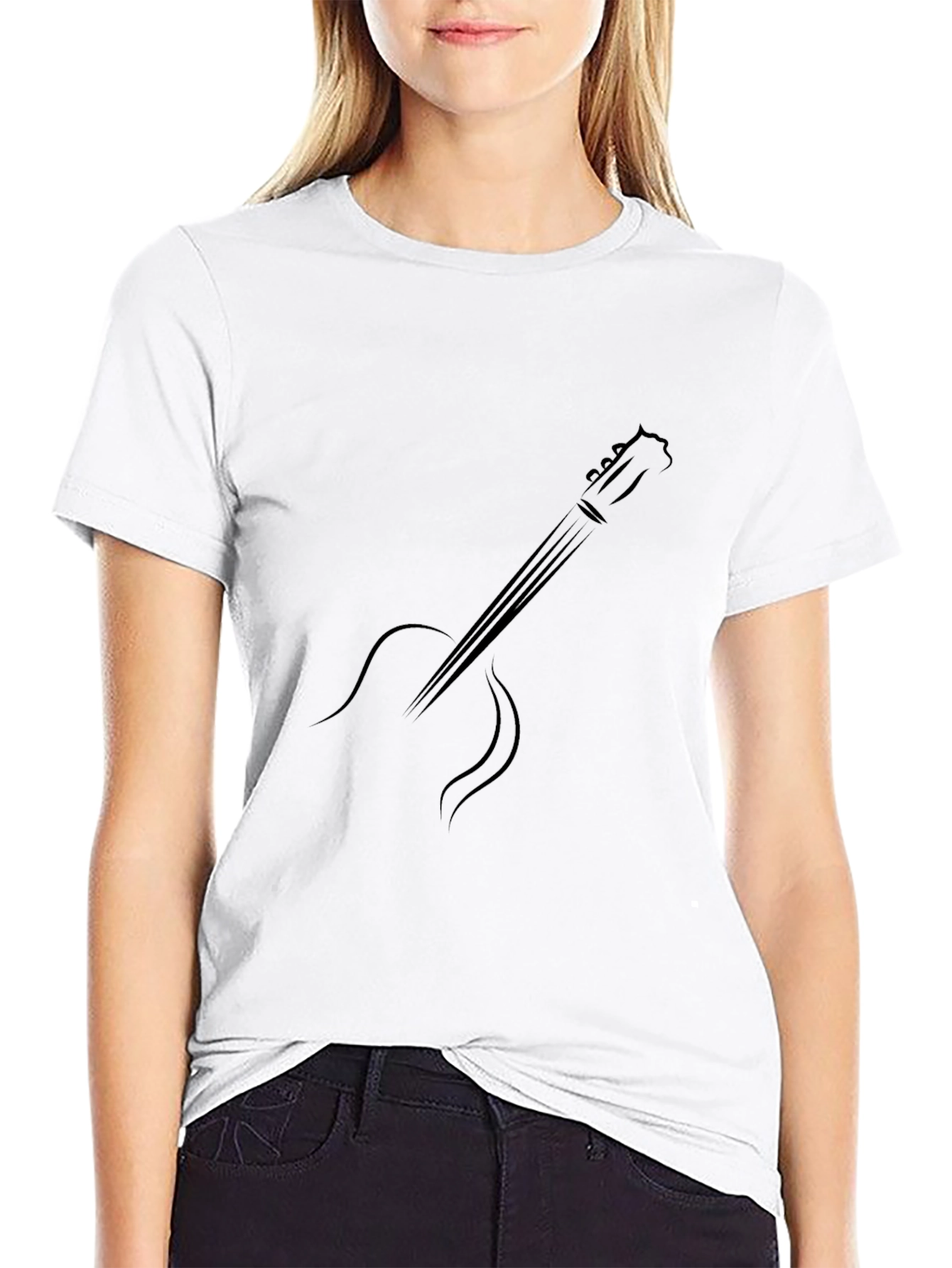 Guitar Graphic Tee - Stylish Musician T-Shirt