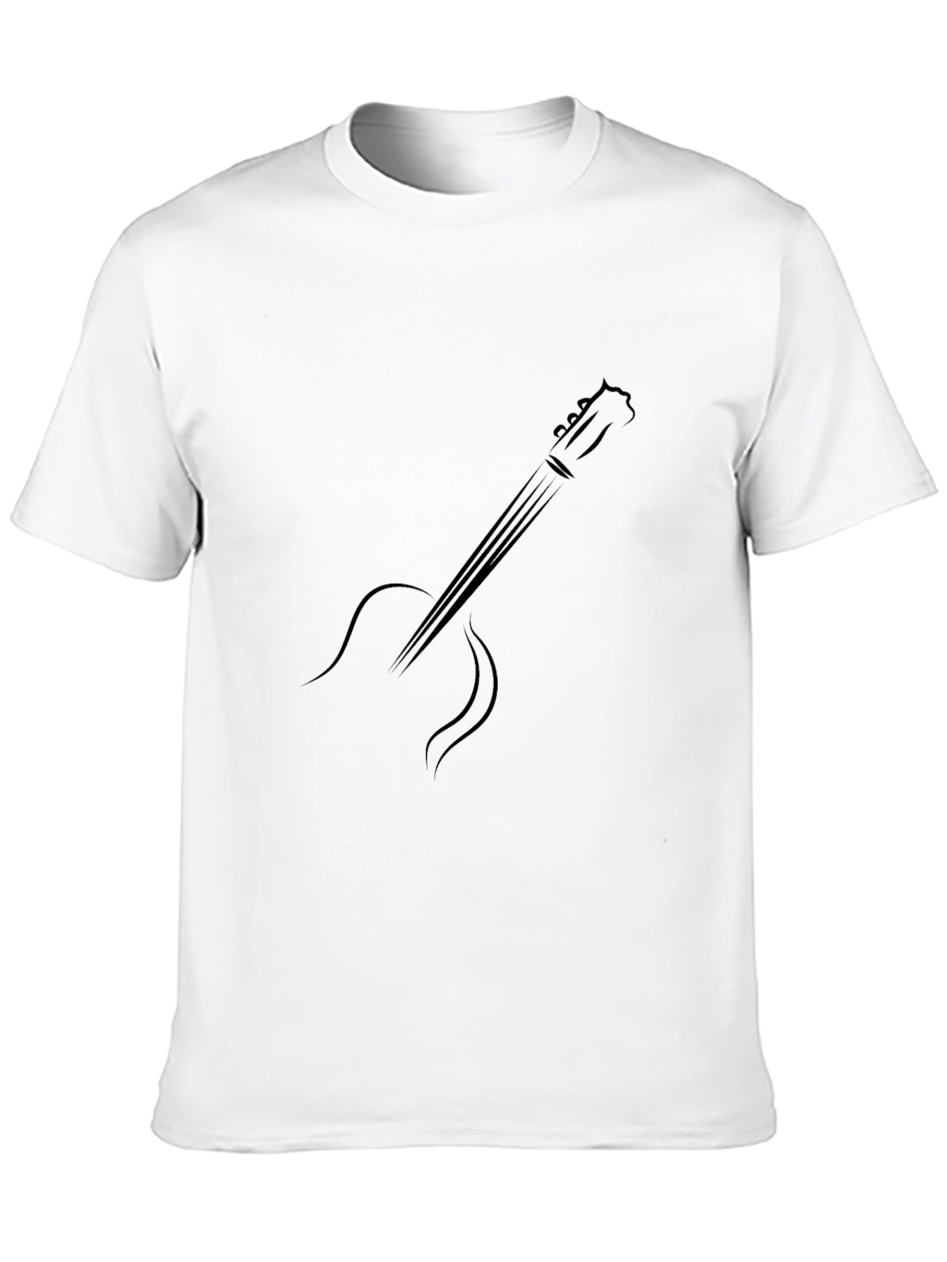 Guitar Graphic Tee - Stylish Musician T-Shirt