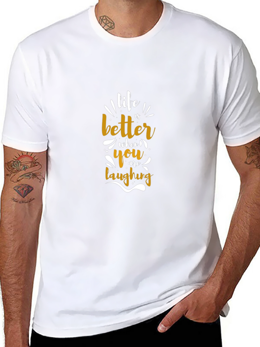 Life is Better Laughing Graphic Tee