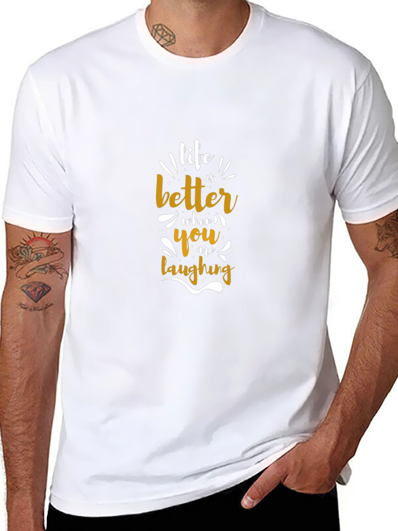 Life is Better Laughing Graphic Tee