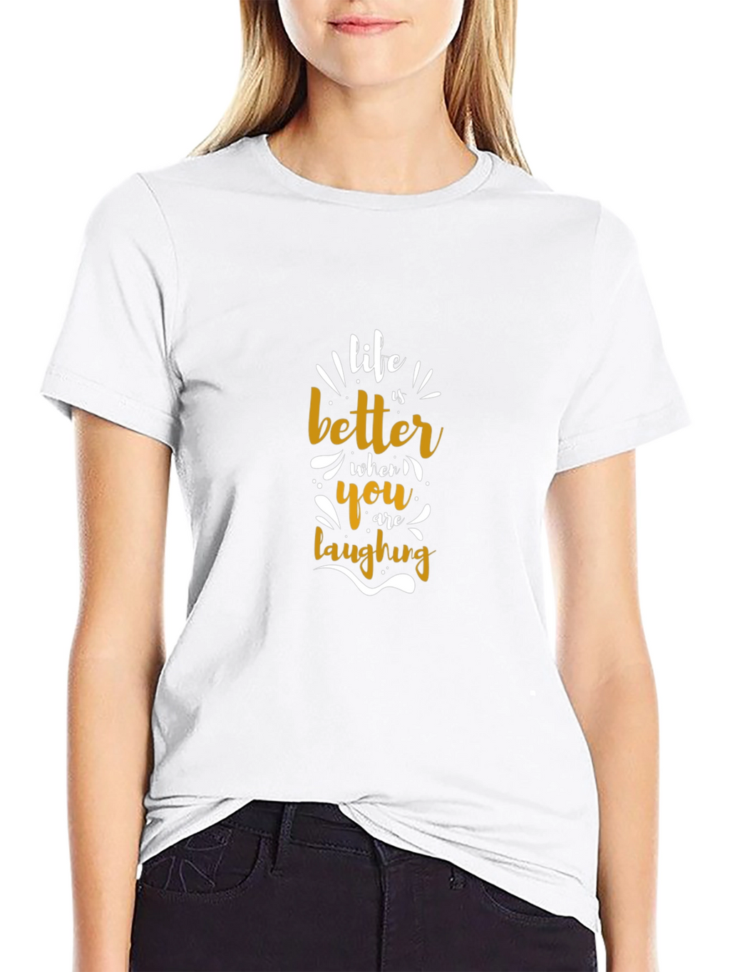 Life is Better Laughing Graphic Tee
