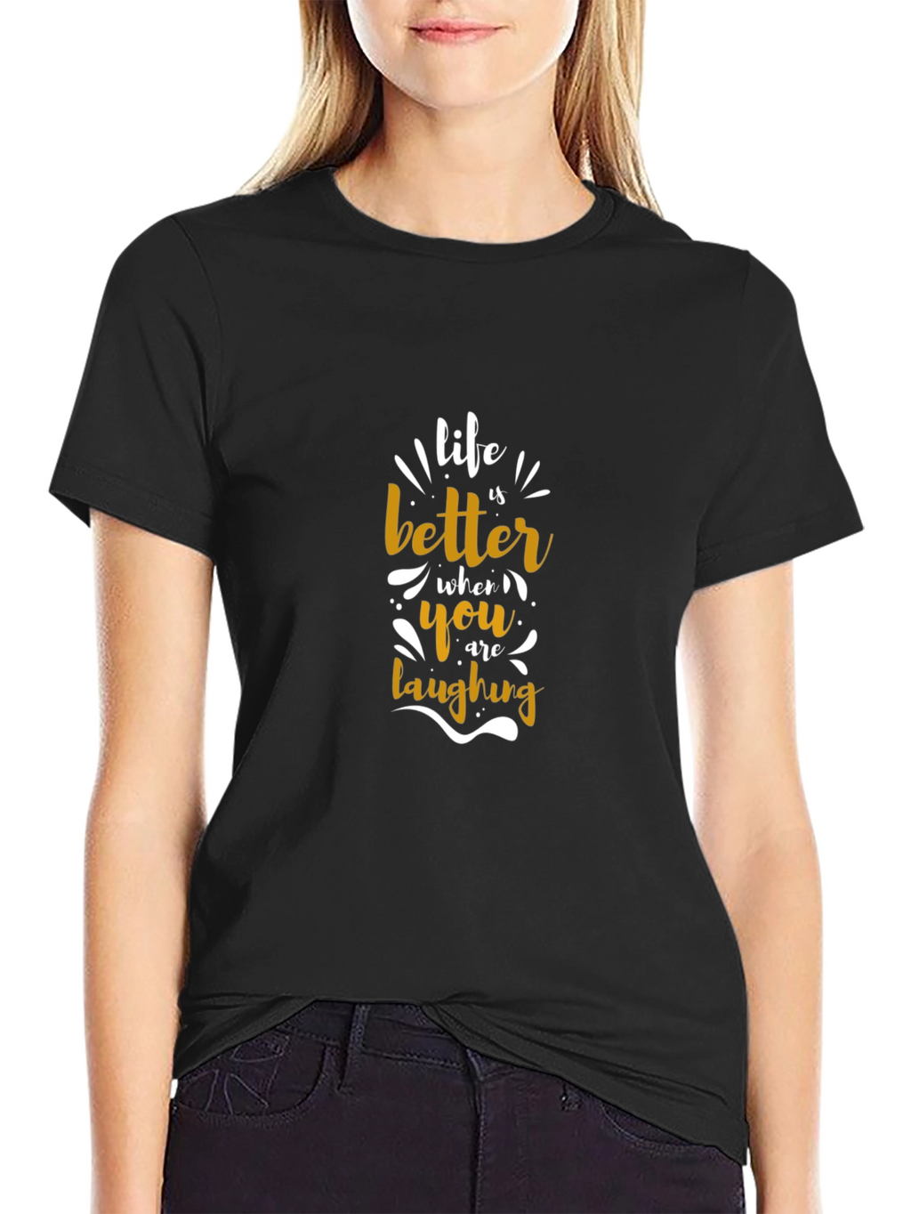 Life is Better Laughing Graphic Tee