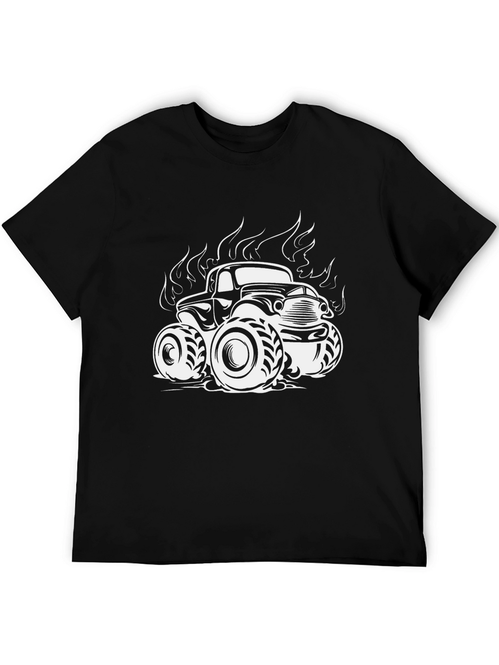 Monster Truck Tee - Black Graphic T-Shirt