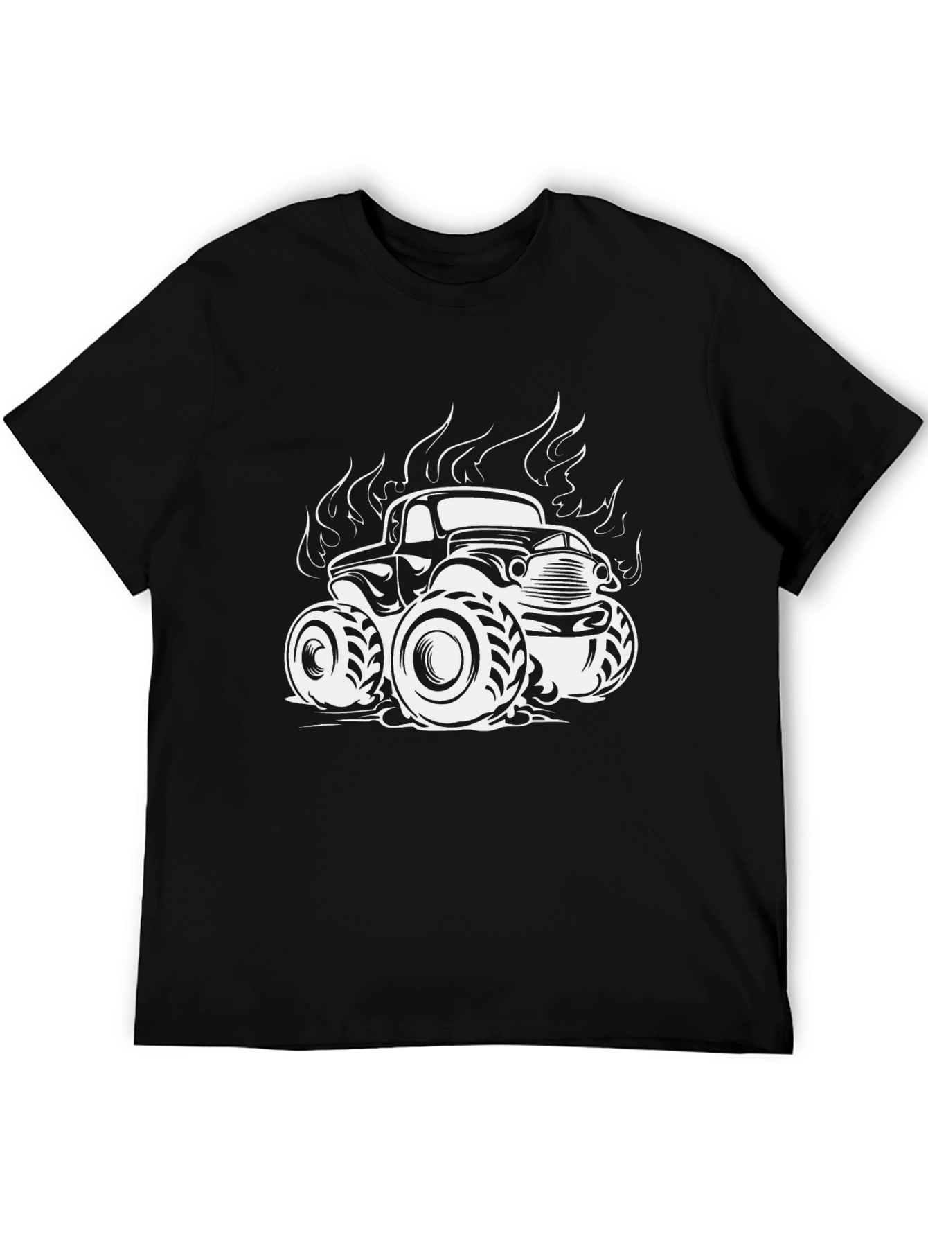 Monster Truck Tee - Black Graphic T-Shirt