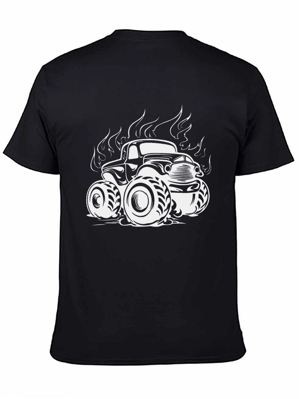 Monster Truck Tee - Black Graphic T-Shirt