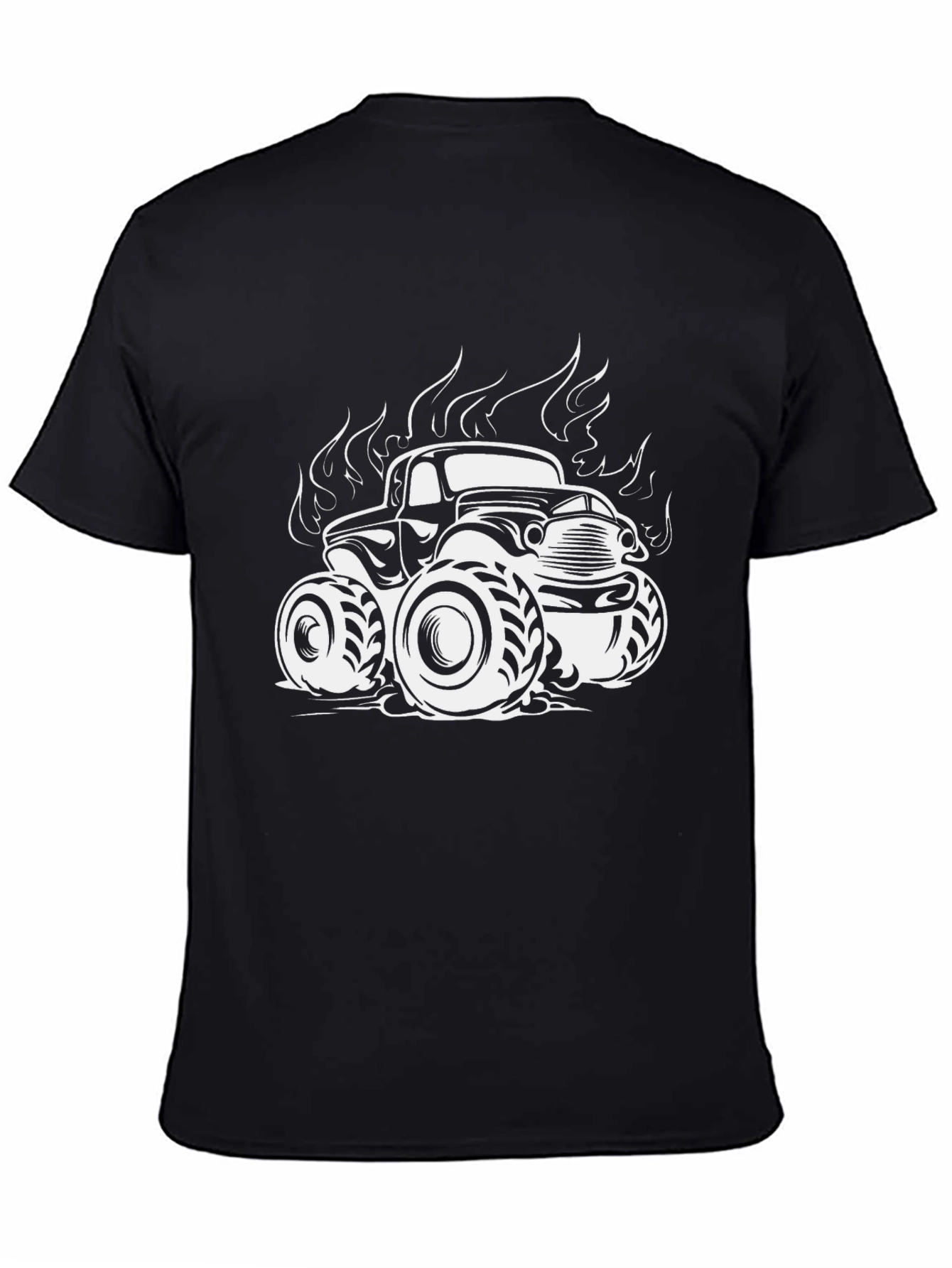 Monster Truck Tee - Black Graphic T-Shirt