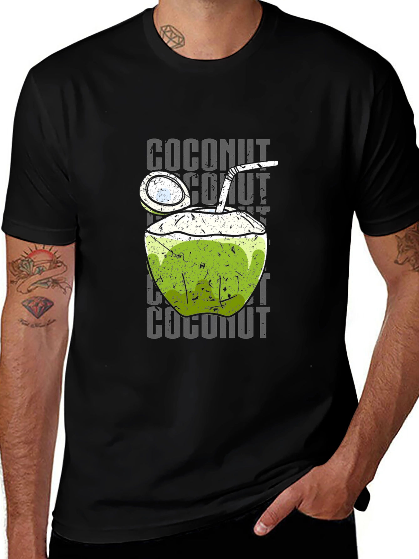 Coconut Drink T-Shirt - Refreshing Summer Style
