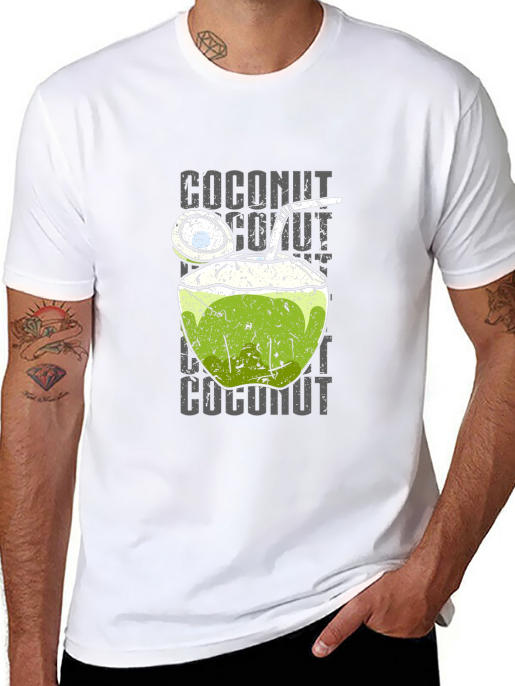 Coconut Drink T-Shirt - Refreshing Summer Style