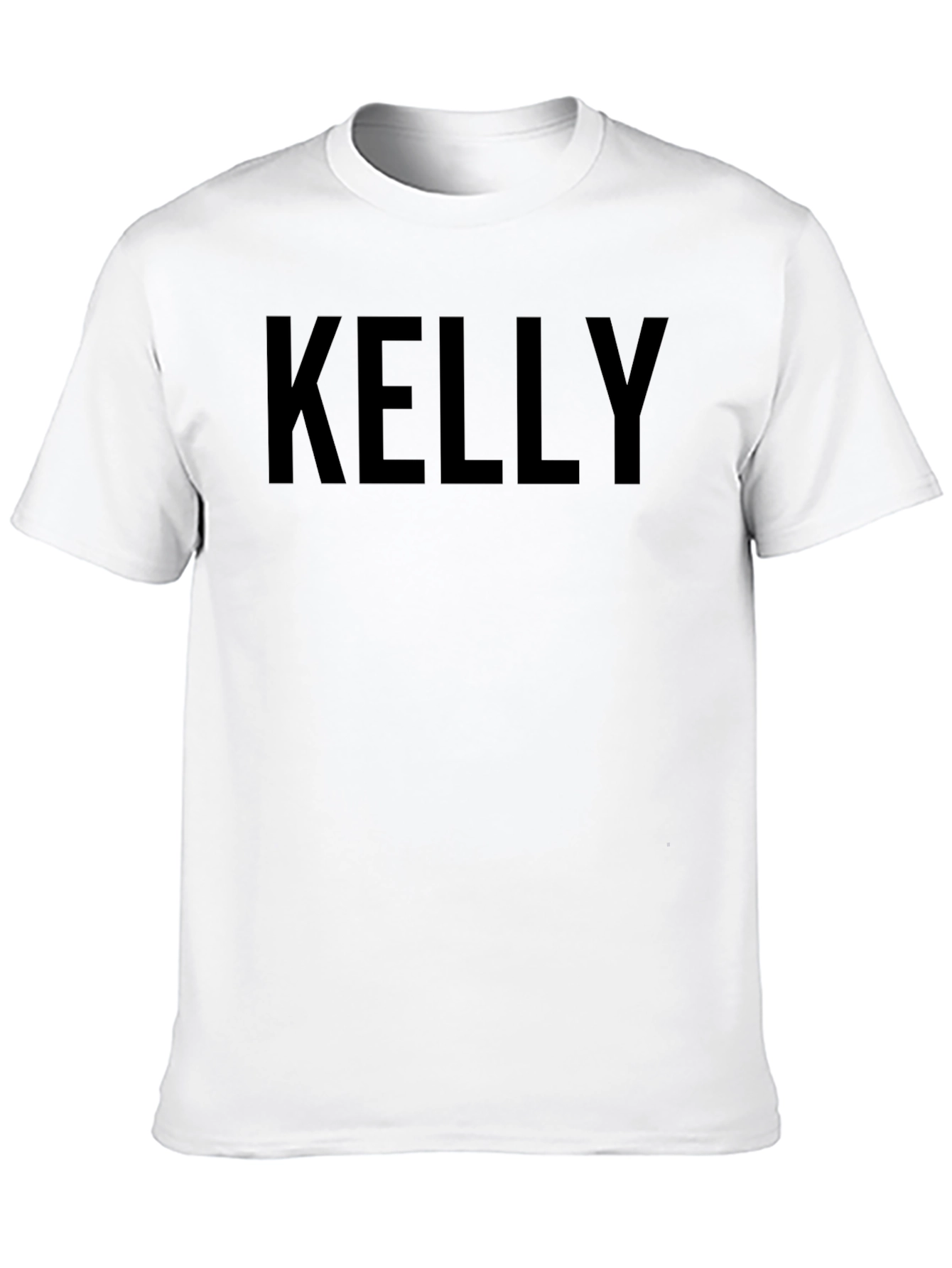 Kelly Black T-Shirt - Custom Name Tee