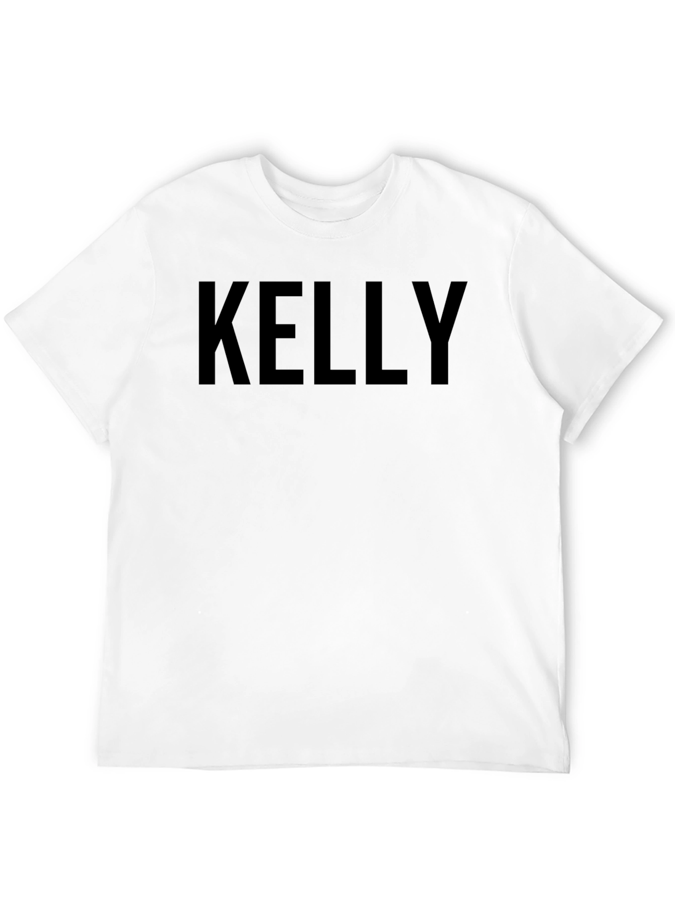 Kelly Black T-Shirt - Custom Name Tee