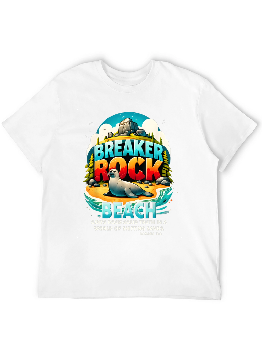 Breaker Rock Beach Graphic T-Shirt