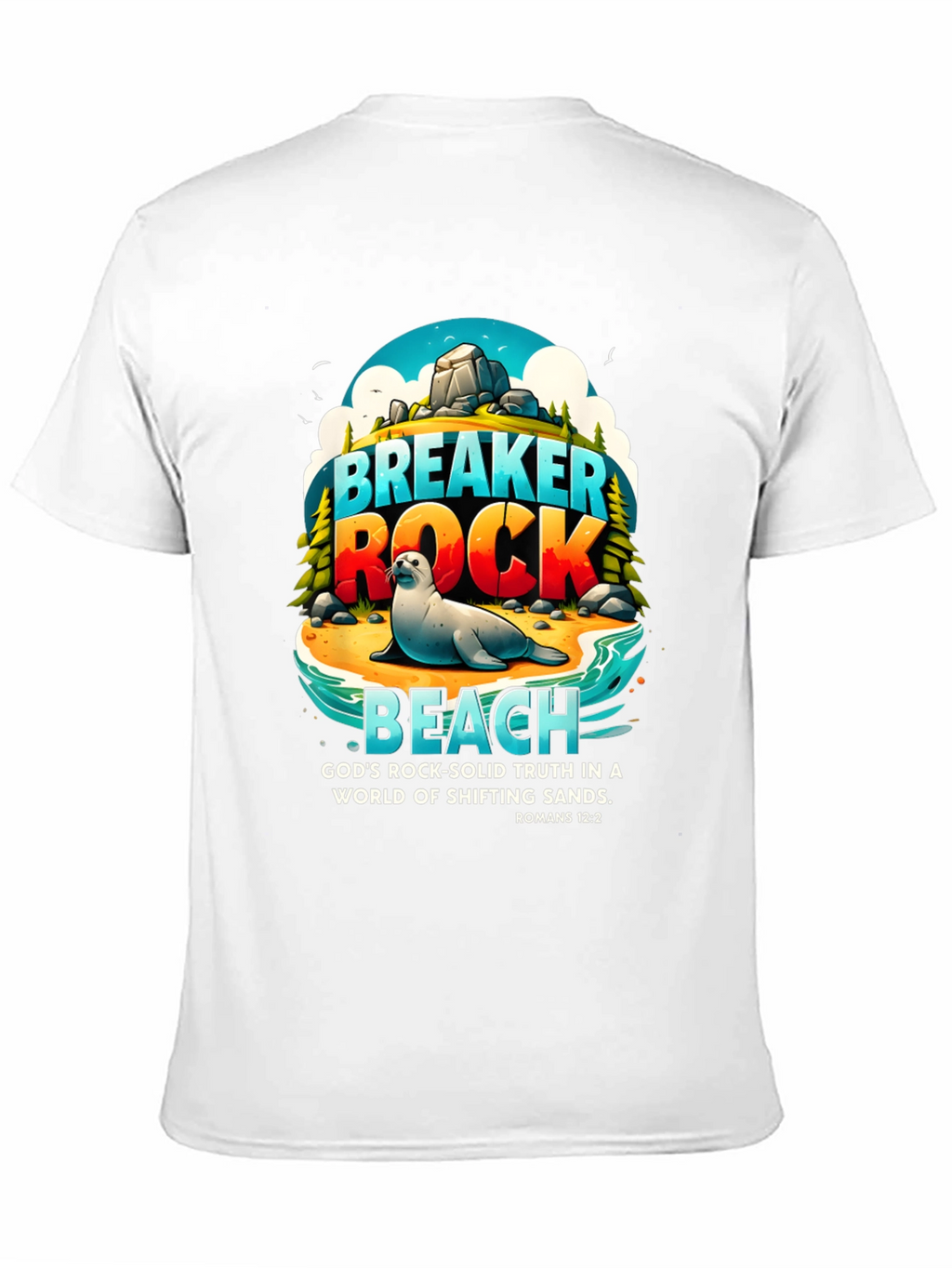 Breaker Rock Beach Graphic T-Shirt