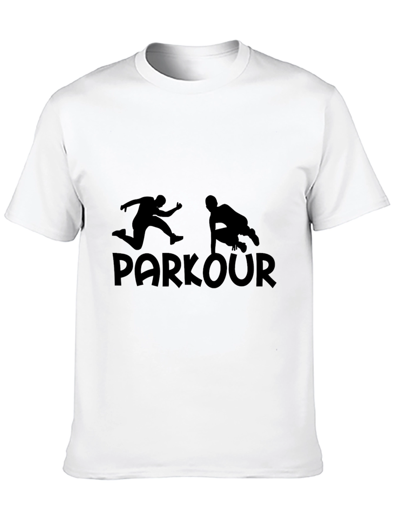 Parkour T-Shirt - Urban Sport Silhouette