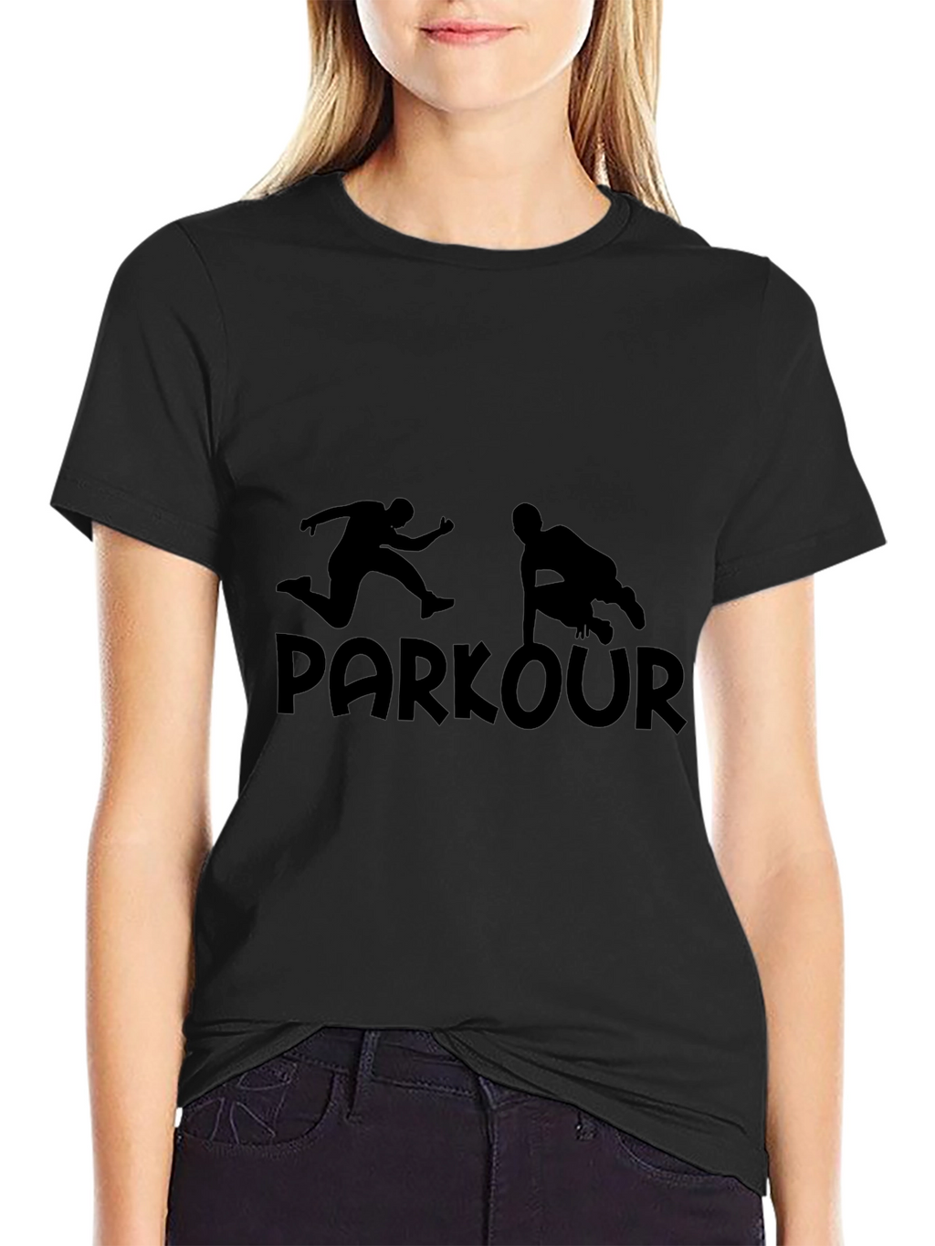 Parkour T-Shirt - Urban Sport Silhouette