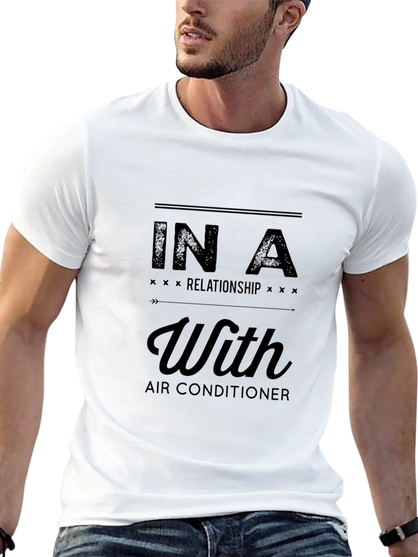 In a Relationship With Air Conditioner T-Shirt