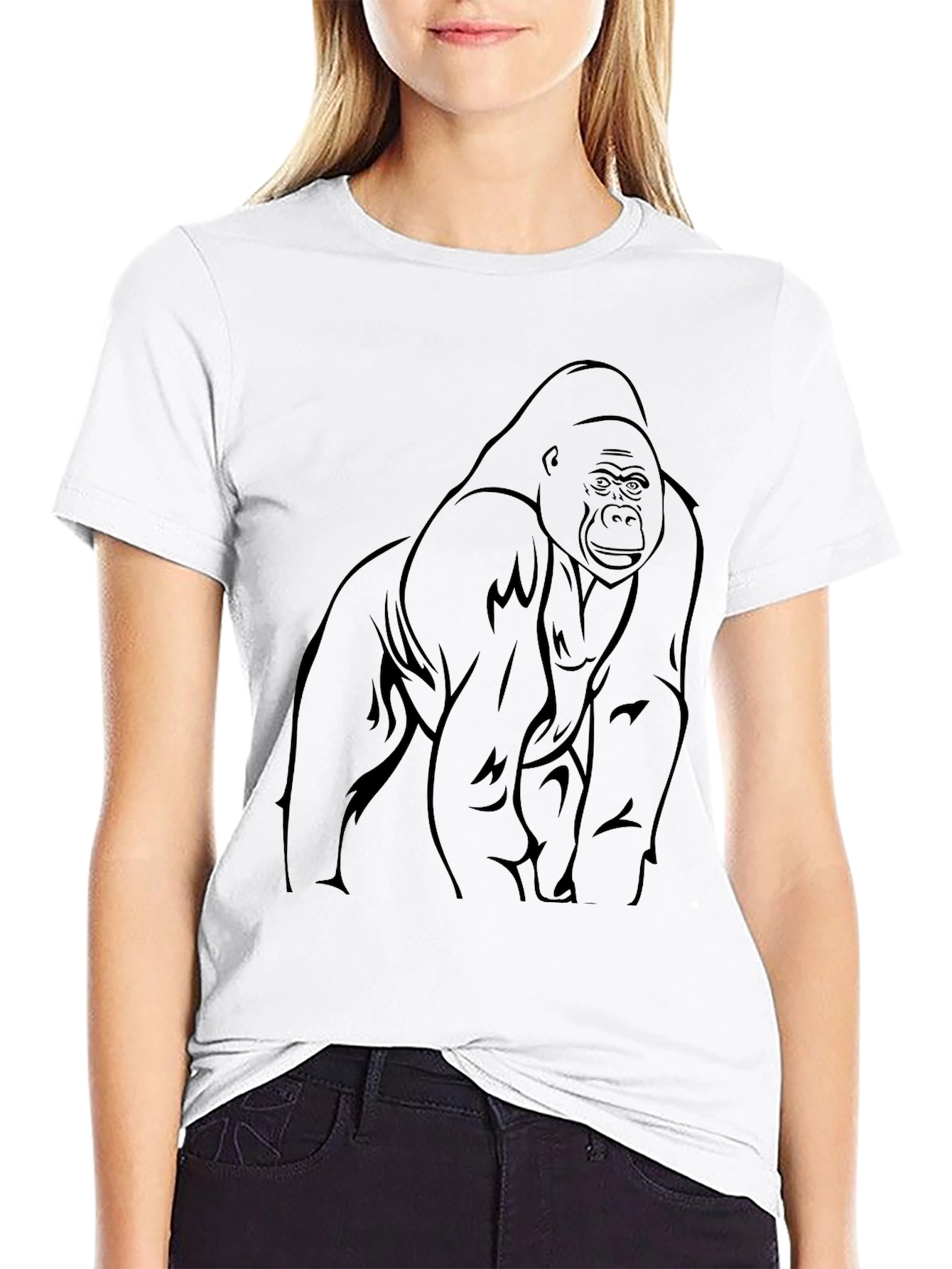 Gorilla Graphic Black T-Shirt